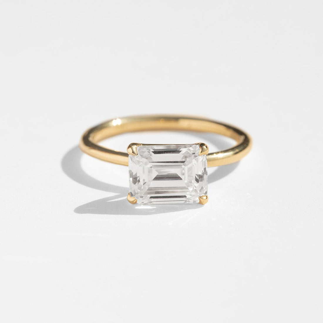 East-West Pixie Engagement Ring