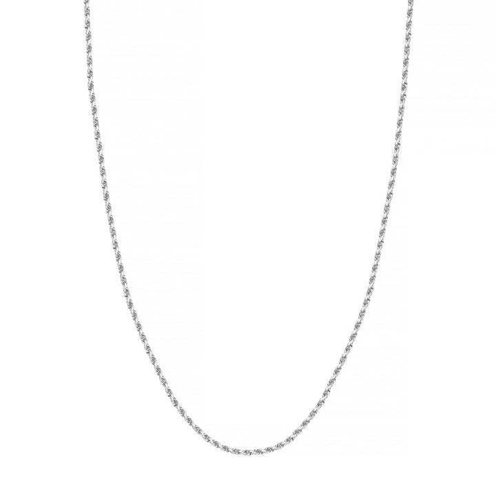 20" 2.15MM DIAMOND-CUT ROPE CHAIN NECKLACE | 10K WHITE GOLD | TM001588-10B - Brownlee Jewelers