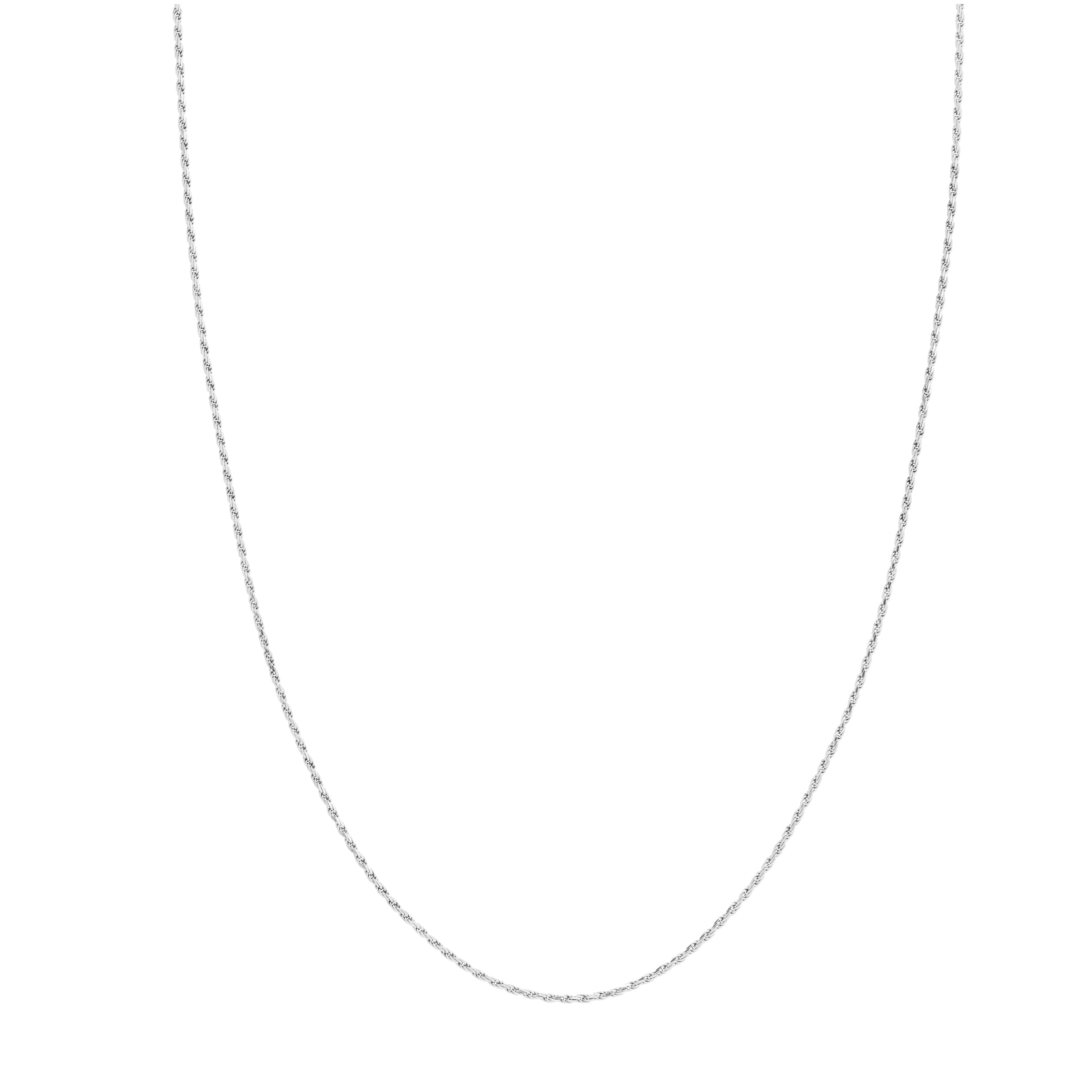 18" 1.3MM DIAMOND-CUT ROPE CHAIN NECKLACE | STERLING SILVER | TM005289-92B - Brownlee Jewelers