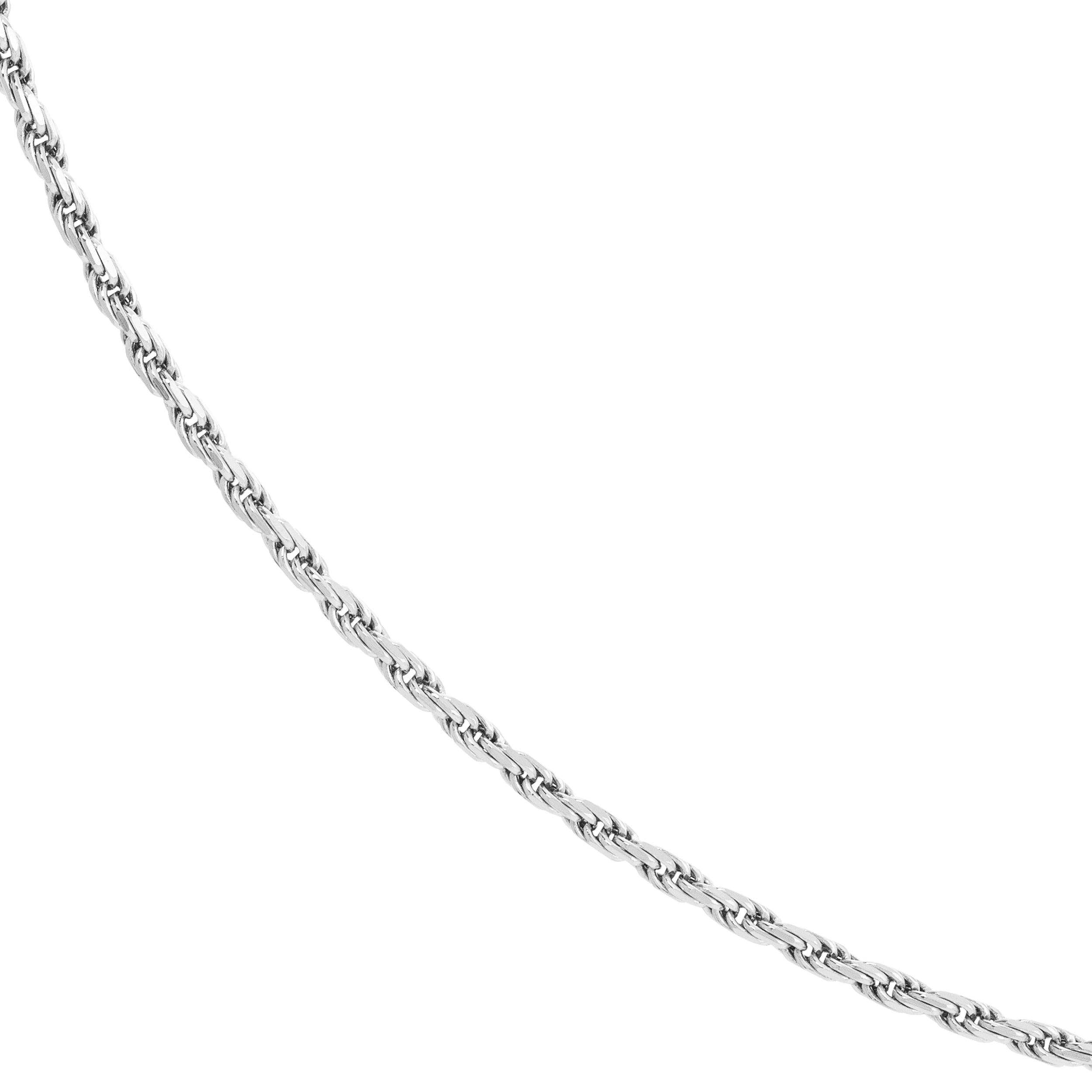 18" 1.3MM DIAMOND-CUT ROPE CHAIN NECKLACE | STERLING SILVER | TM005289-92B - Brownlee Jewelers