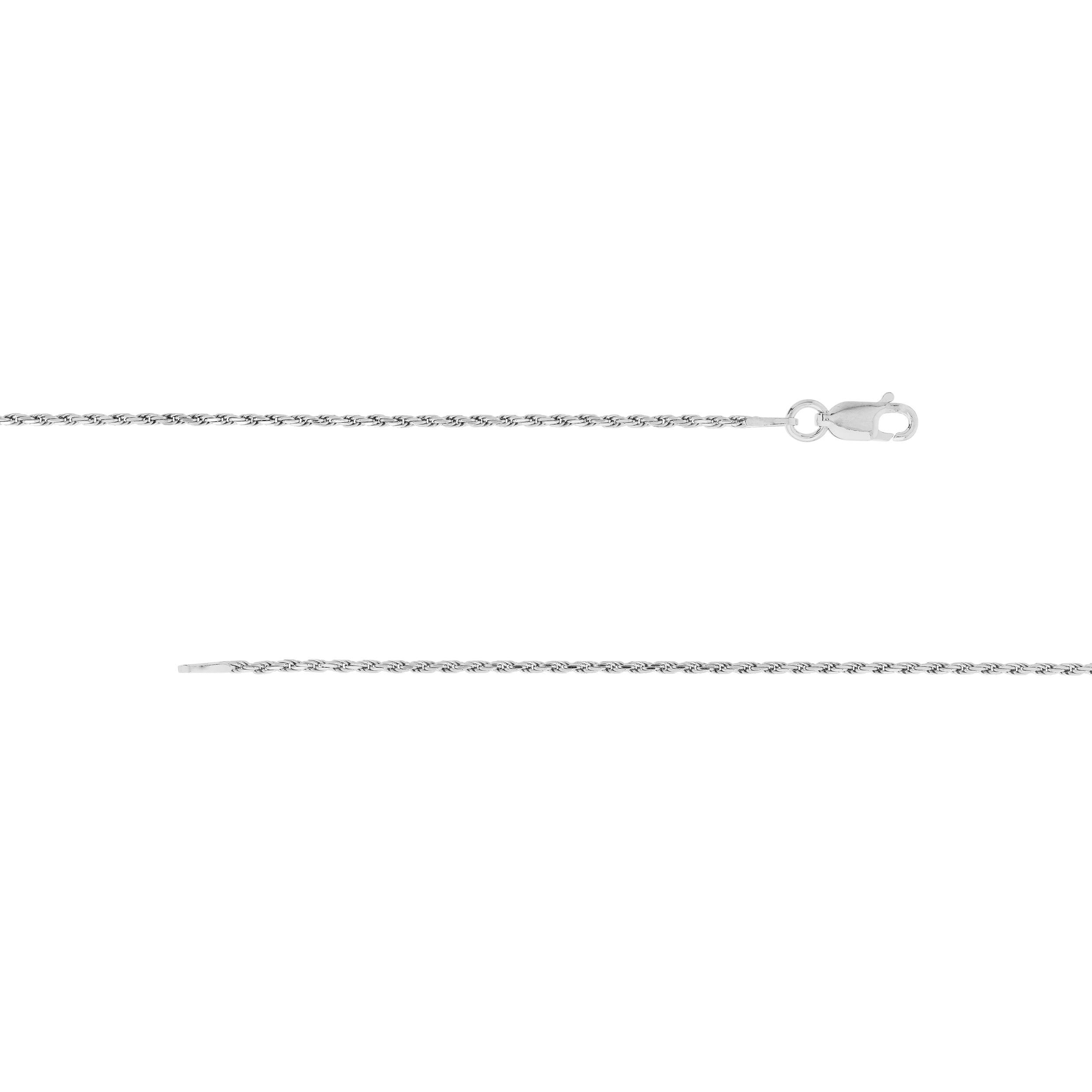 18" 1.3MM DIAMOND-CUT ROPE CHAIN NECKLACE | STERLING SILVER | TM005289-92B - Brownlee Jewelers