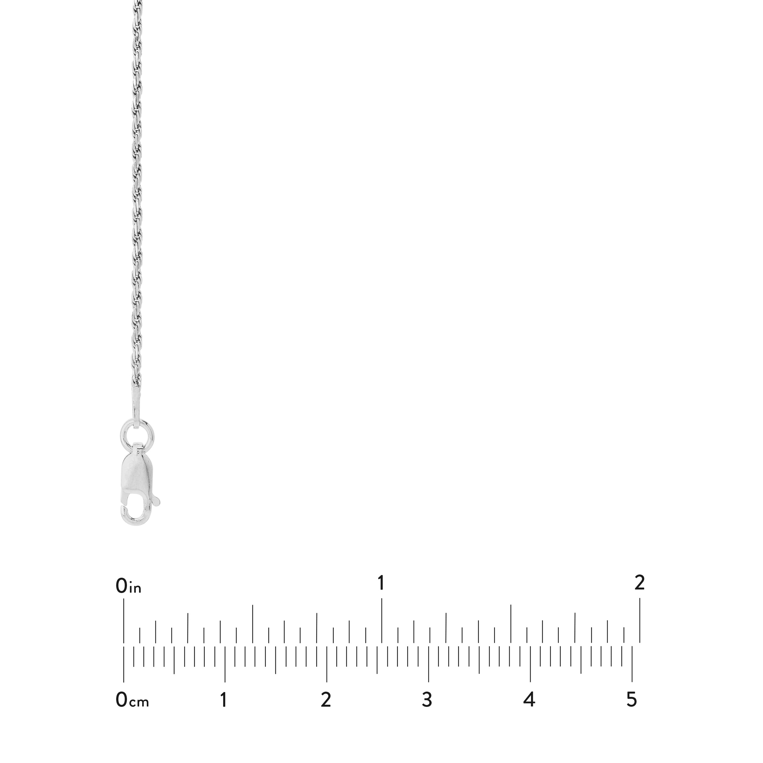 18" 1.3MM DIAMOND-CUT ROPE CHAIN NECKLACE | STERLING SILVER | TM005289-92B - Brownlee Jewelers