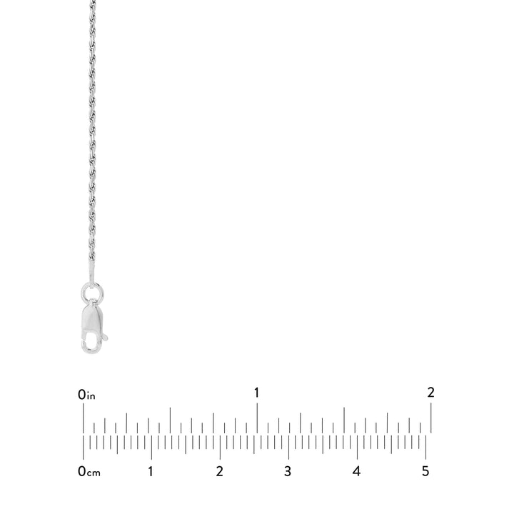 18" 1.3MM DIAMOND-CUT ROPE CHAIN NECKLACE | STERLING SILVER | TM005289-92B - Brownlee Jewelers