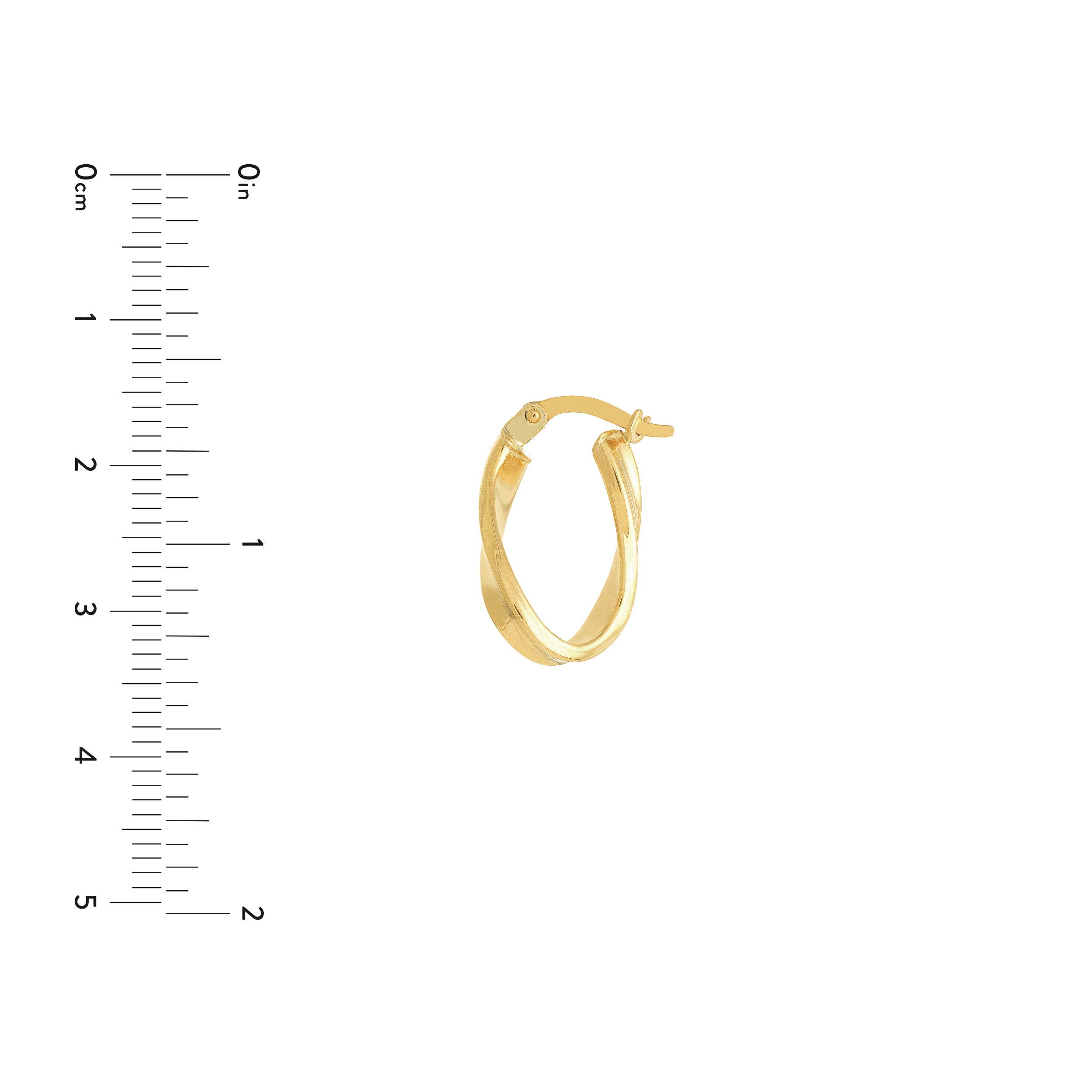 SMALL TWISTED HOOP EARRINGS | 10K YELLOW GOLD | TM008379-10Y - Brownlee Jewelers