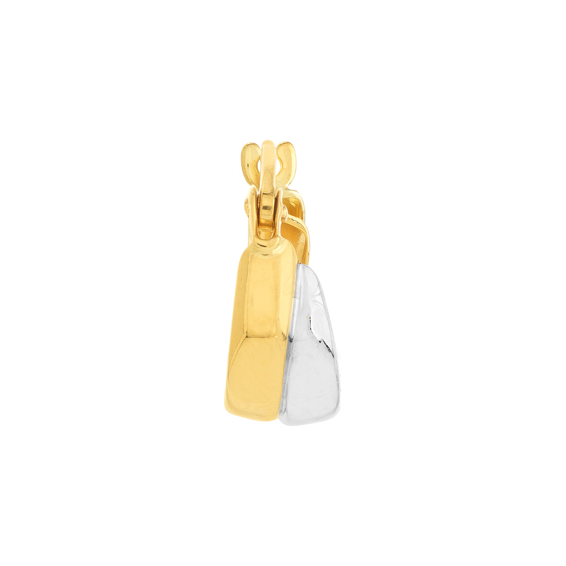 SMALL HOOP EARRINGS | 10K TWO-TONE GOLD | TM021602-10YB - Brownlee Jewelers