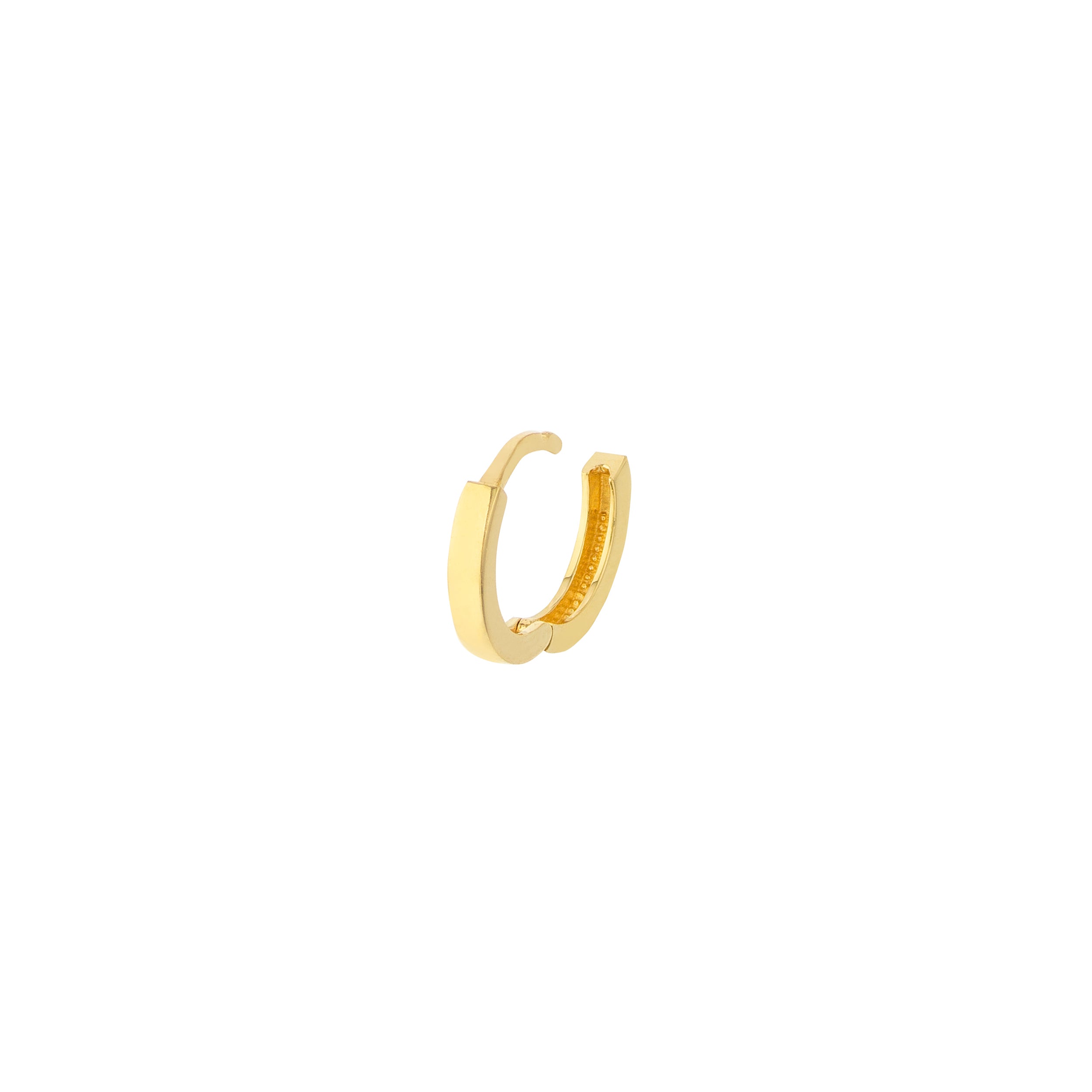 10.7MM SQUARE HUGGIE EARRINGS | 14K YELLOW GOLD | TM022352-14Y - Brownlee Jewelers