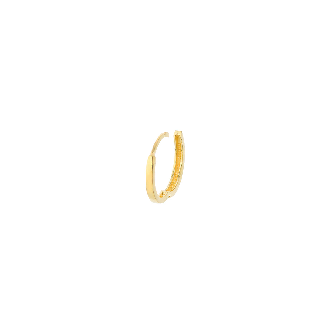 14.25MM SQUARE HUGGIE EARRINGS | 14K YELLOW GOLD | TM022354-14Y - Brownlee Jewelers