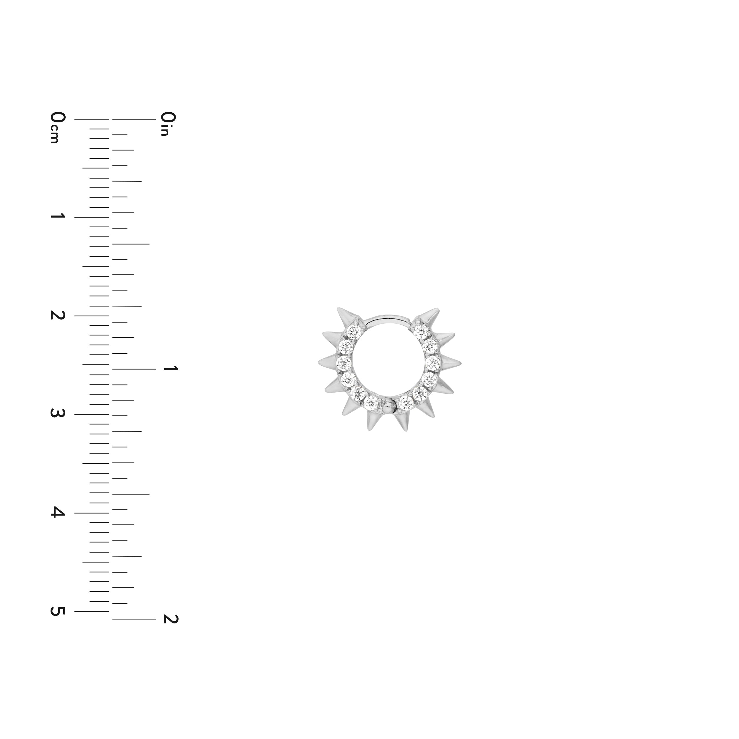 10MM HUGGIE EARRINGS | 14K WHITE GOLD | TM022372-14BDISC - Brownlee Jewelers