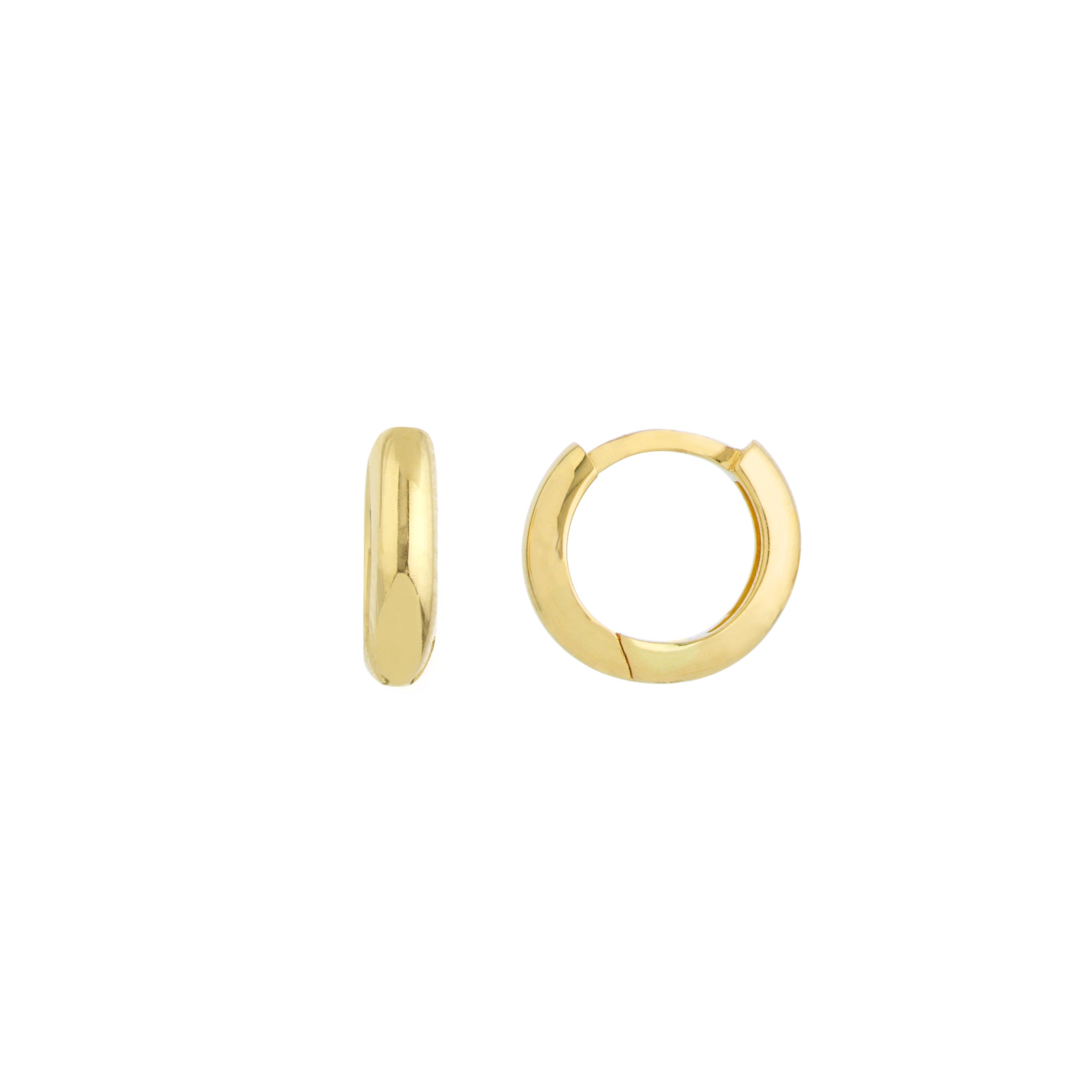 2.15MM X 9.25MM MINI HUGGIE EARRINGS | 14K YELLOW GOLD | TM022628-14Y - Brownlee Jewelers