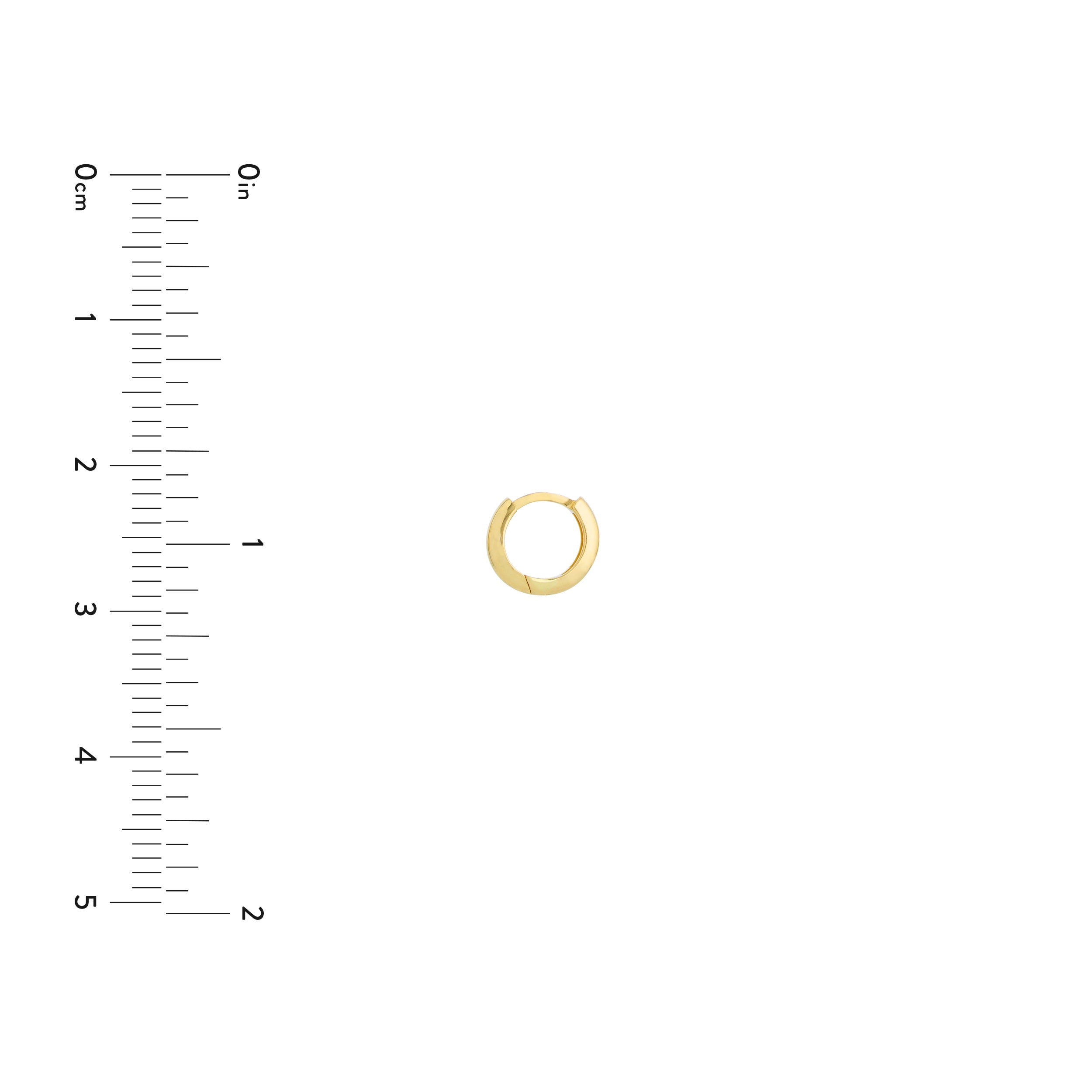 2.15MM X 9.25MM MINI HUGGIE EARRINGS | 14K YELLOW GOLD | TM022628-14Y - Brownlee Jewelers