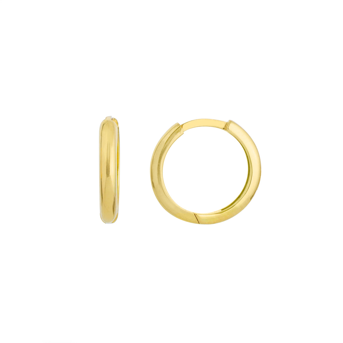 2MM X 13MM HOOP EARRINGS | 14K YELLOW GOLD | TM022630-14Y - Brownlee Jewelers
