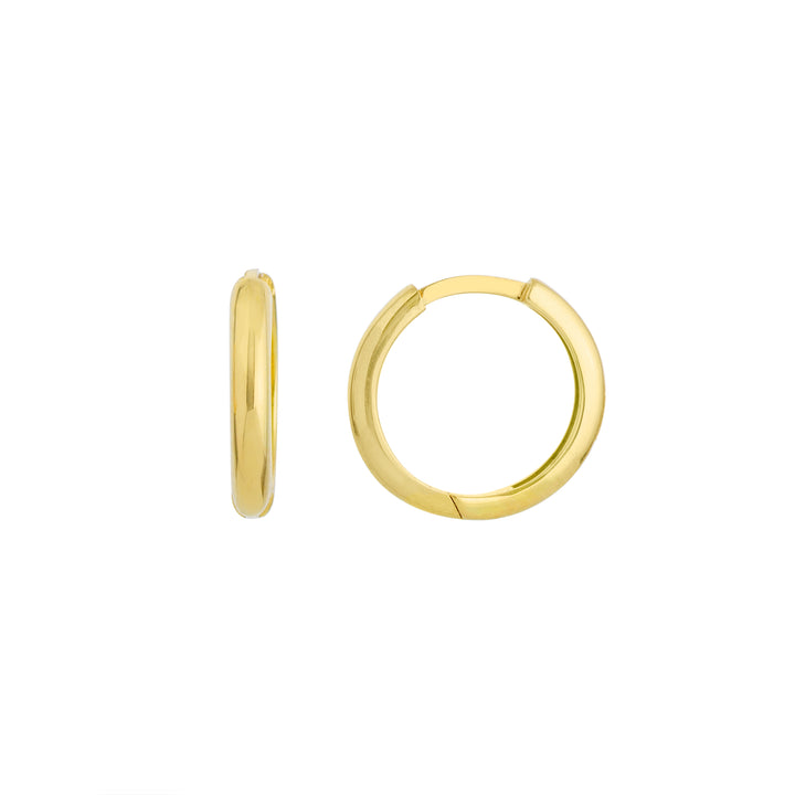 2MM X 13MM HOOP EARRINGS | 14K YELLOW GOLD | TM022630-14Y - Brownlee Jewelers