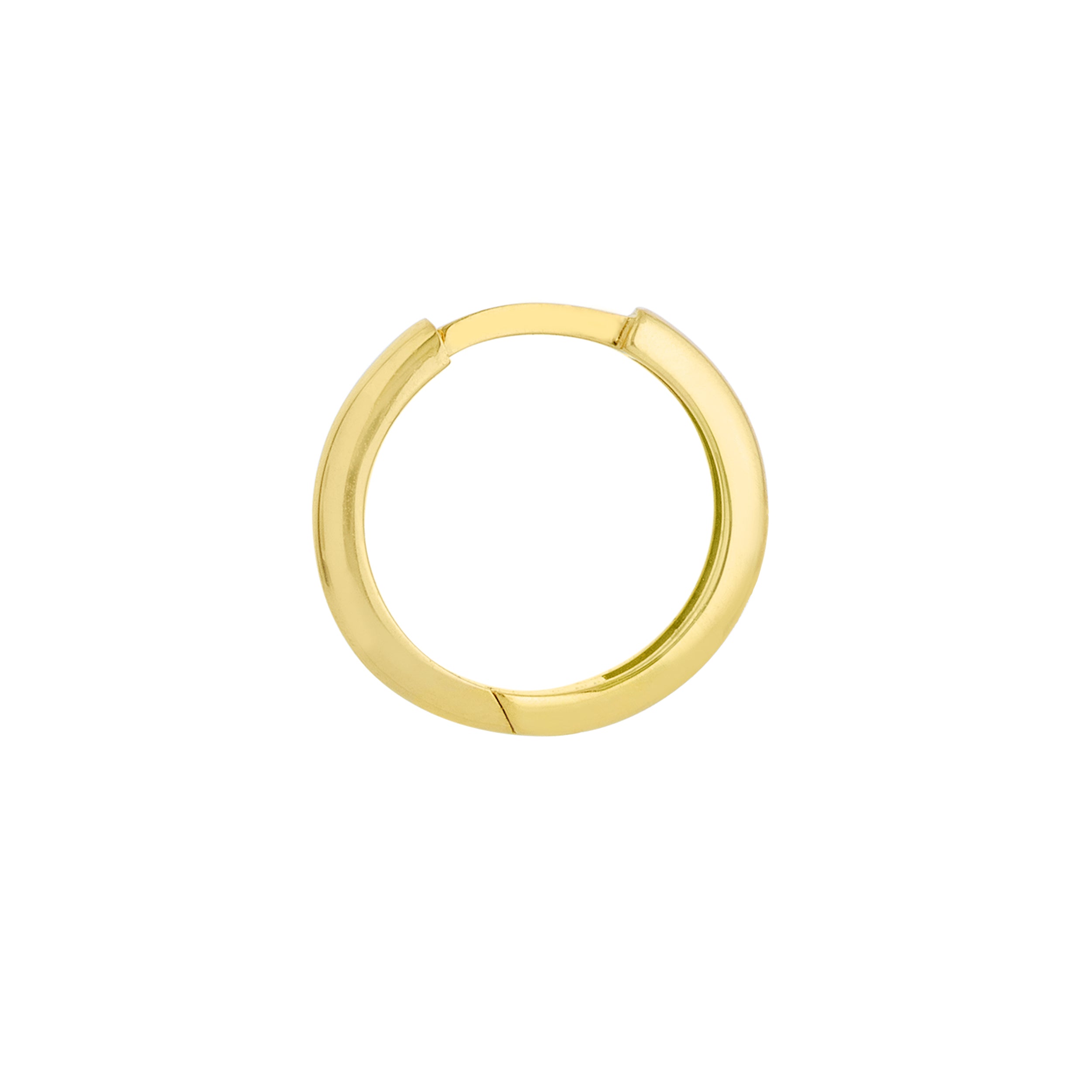 2MM X 13MM HOOP EARRINGS | 14K YELLOW GOLD | TM022630-14Y - Brownlee Jewelers