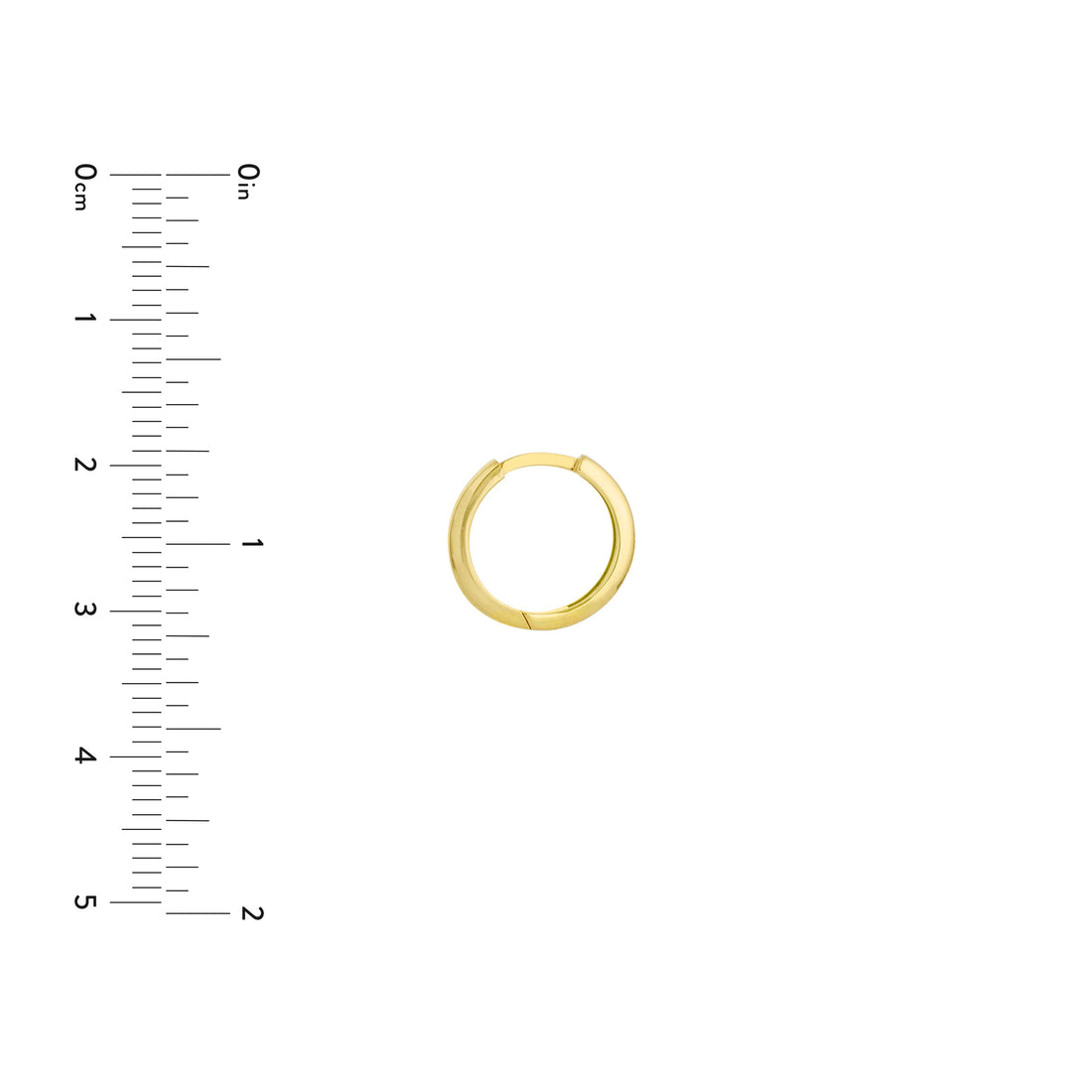 2MM X 13MM HOOP EARRINGS | 14K YELLOW GOLD | TM022630-14Y - Brownlee Jewelers