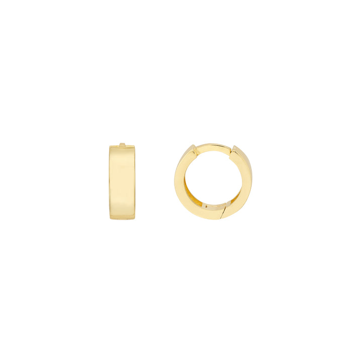 3.45MM X 10.5MM HUGGIE EARRINGS | 14K YELLOW GOLD | TM022704-14Y - Brownlee Jewelers
