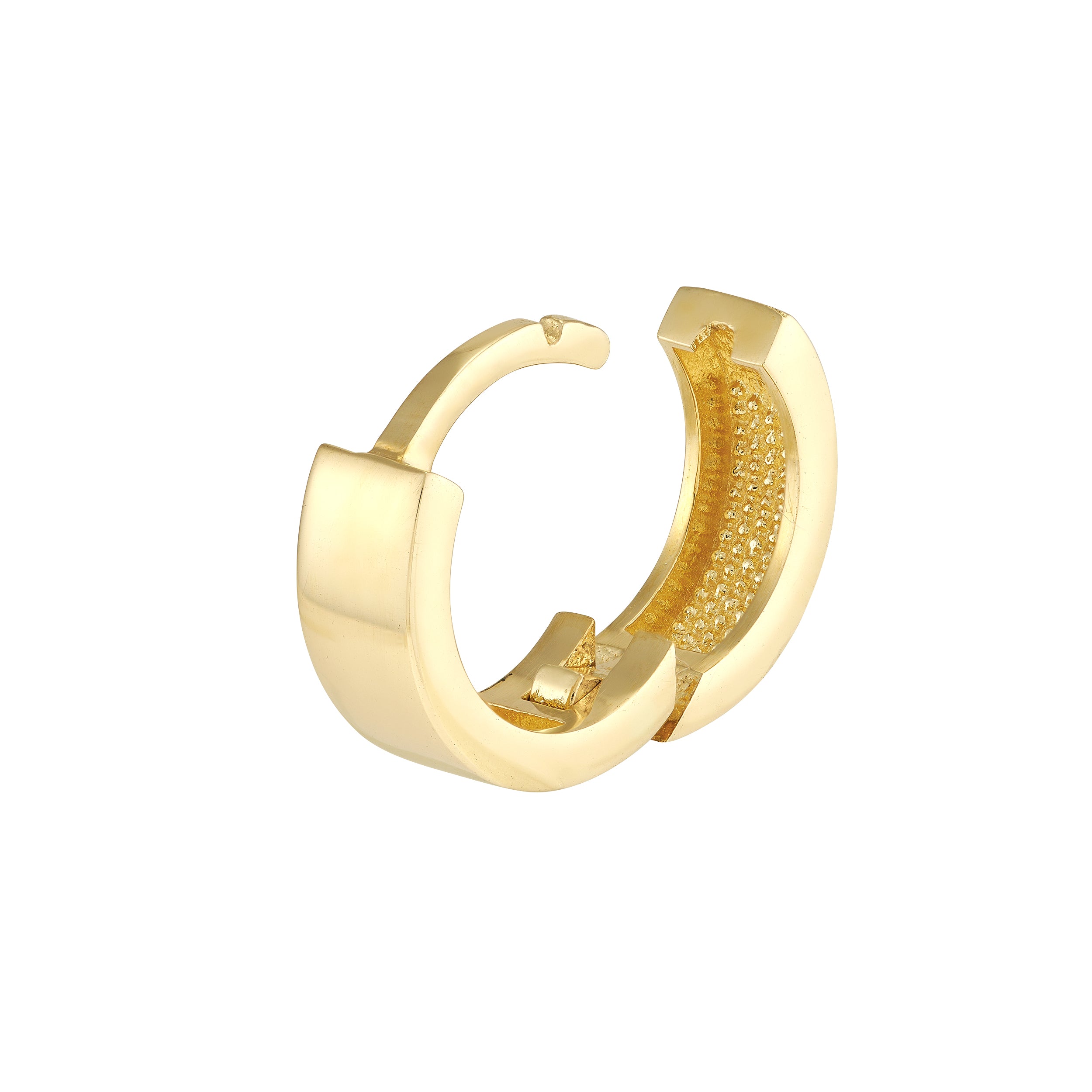 3.45MM X 10.5MM HUGGIE EARRINGS | 14K YELLOW GOLD | TM022704-14Y - Brownlee Jewelers