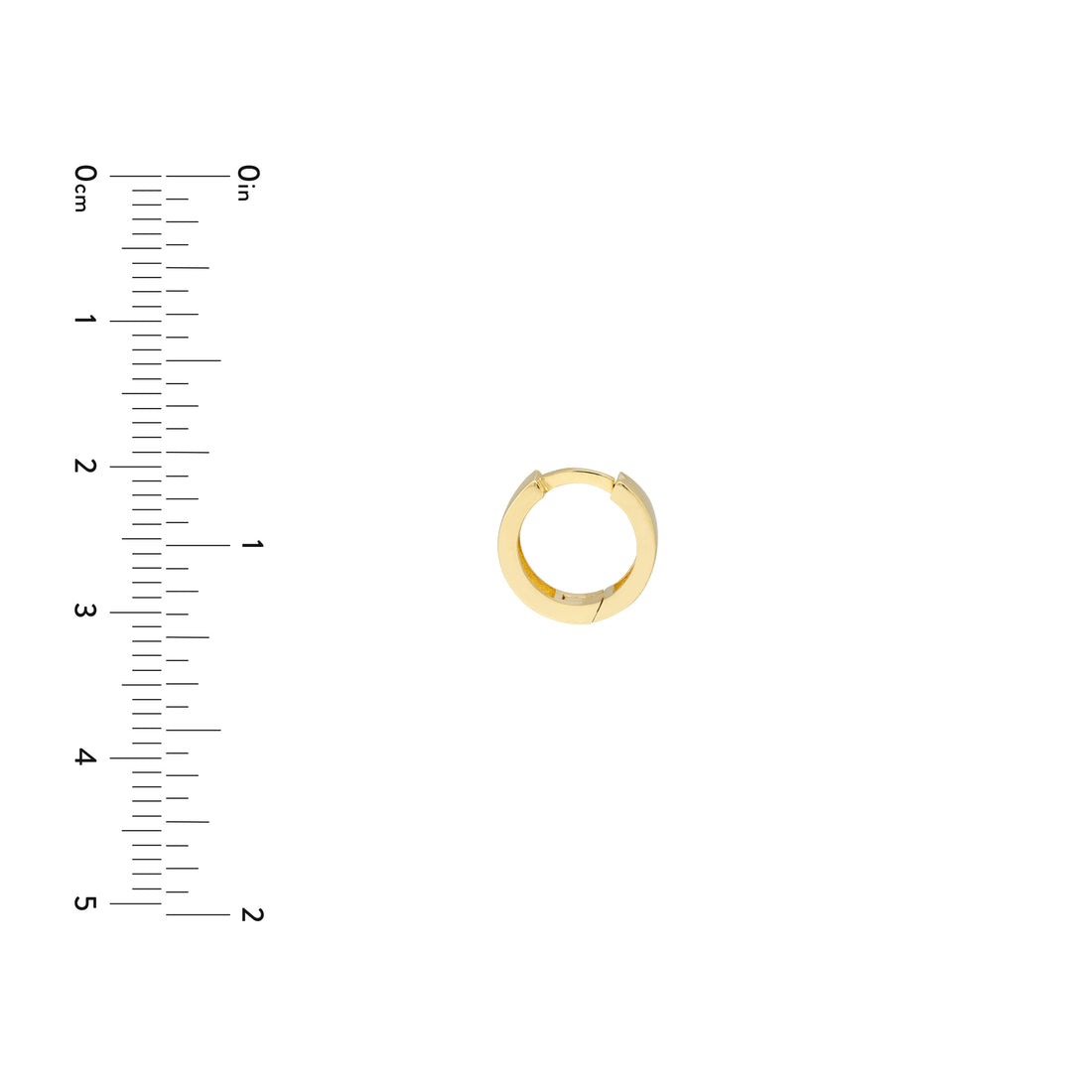 3.45MM X 10.5MM HUGGIE EARRINGS | 14K YELLOW GOLD | TM022704-14Y - Brownlee Jewelers