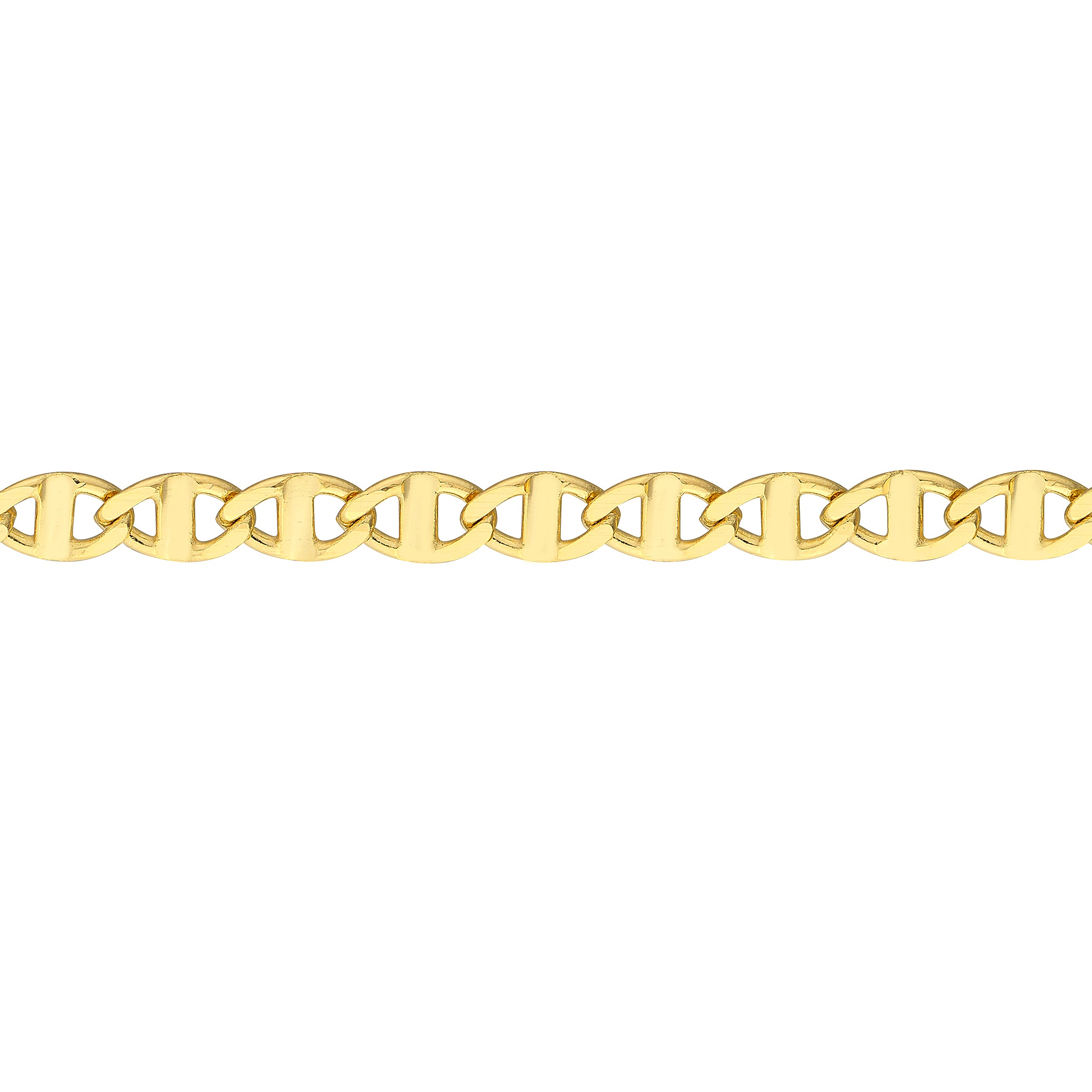 10" 2.2MM ADJUSTABLE MARINER CHAIN ANKLET | 14K YELLOW GOLD | TM022783-14Y - Brownlee Jewelers