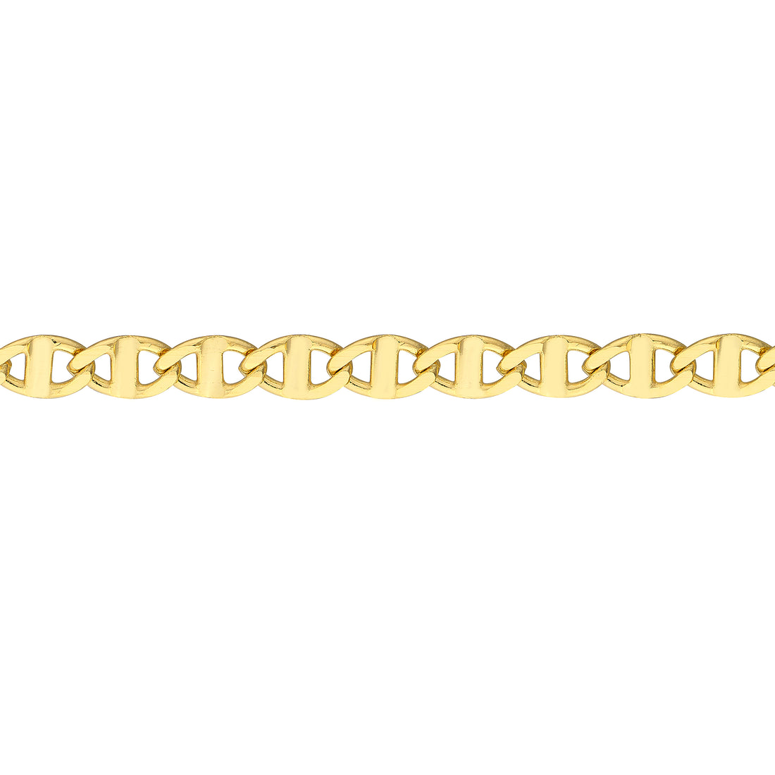 10" 2.2MM ADJUSTABLE MARINER CHAIN ANKLET | 14K YELLOW GOLD | TM022783-14Y - Brownlee Jewelers
