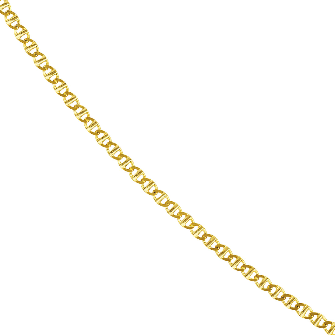 20" 2.2MM FLAT MARINER CHAIN NECKLACE | 14K YELLOW GOLD | TM022784-14Y - Brownlee Jewelers
