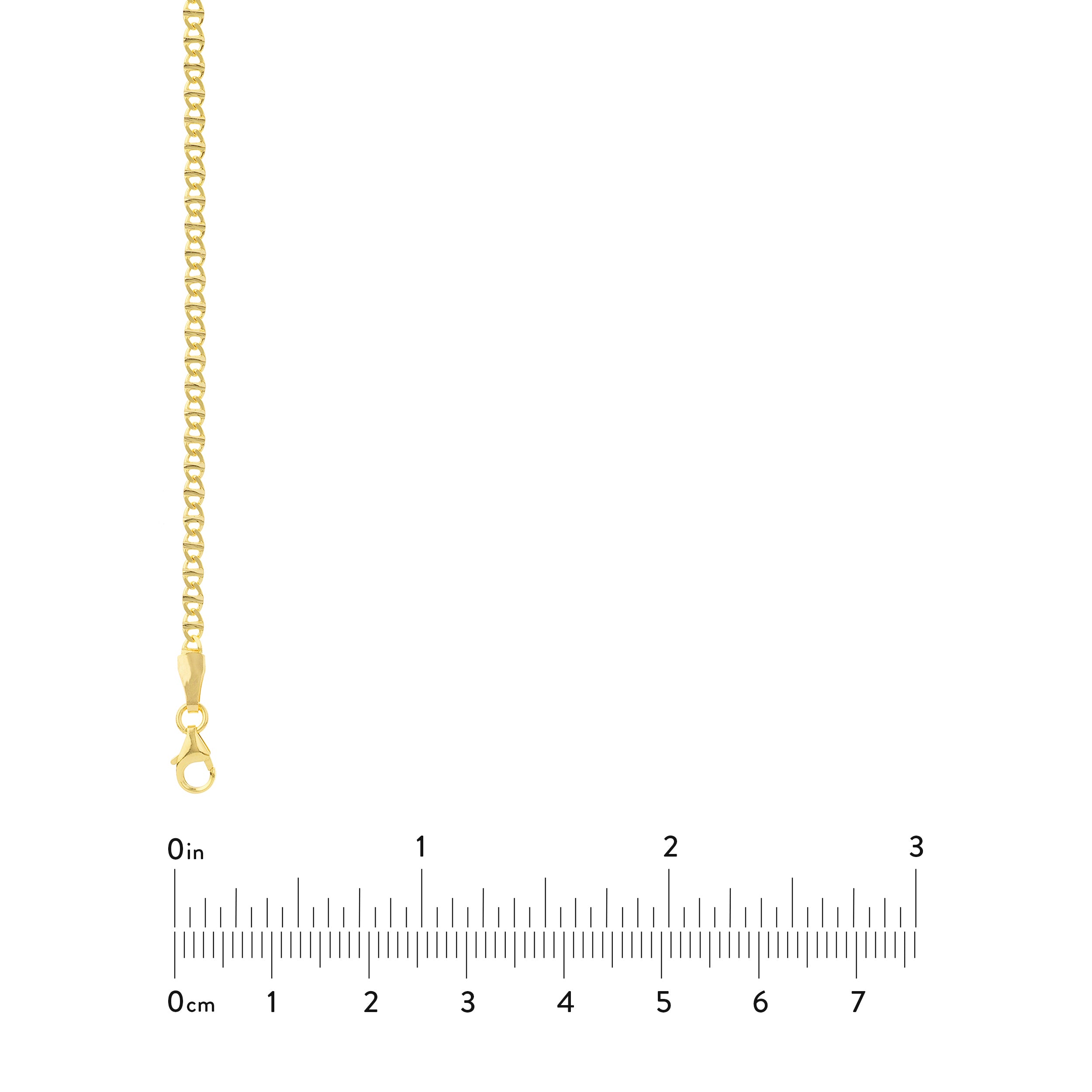 20" 2.2MM FLAT MARINER CHAIN NECKLACE | 14K YELLOW GOLD | TM022784-14Y - Brownlee Jewelers