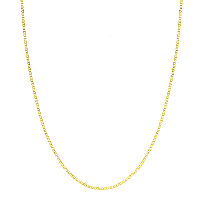 20" 2.2MM FLAT MARINER CHAIN NECKLACE | 14K YELLOW GOLD | TM022784-14Y - Brownlee Jewelers