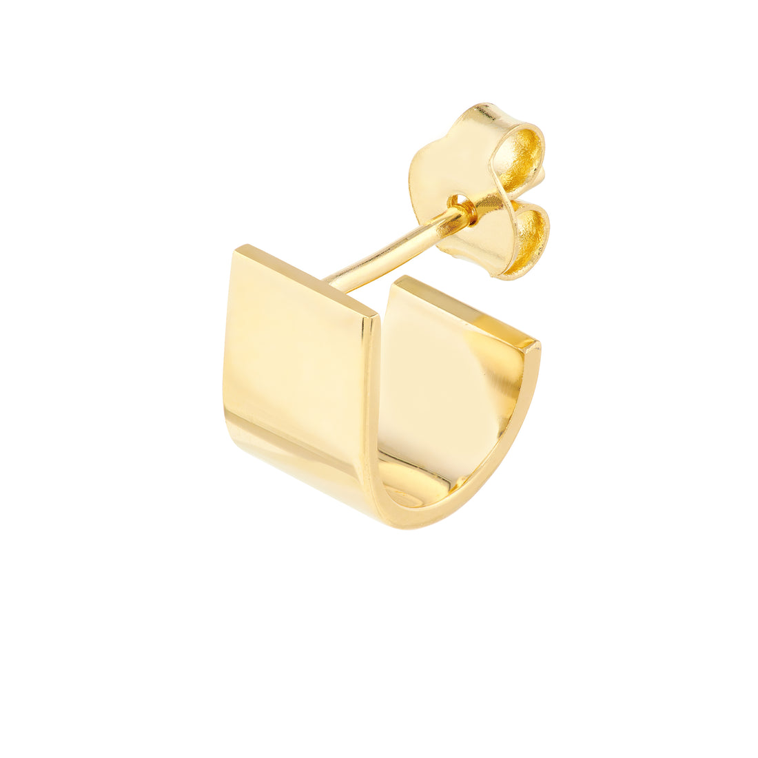 6.5MM X 10MM HUGGIE EARRINGS | 14K YELLOW GOLD | TM022981-14Y - Brownlee Jewelers