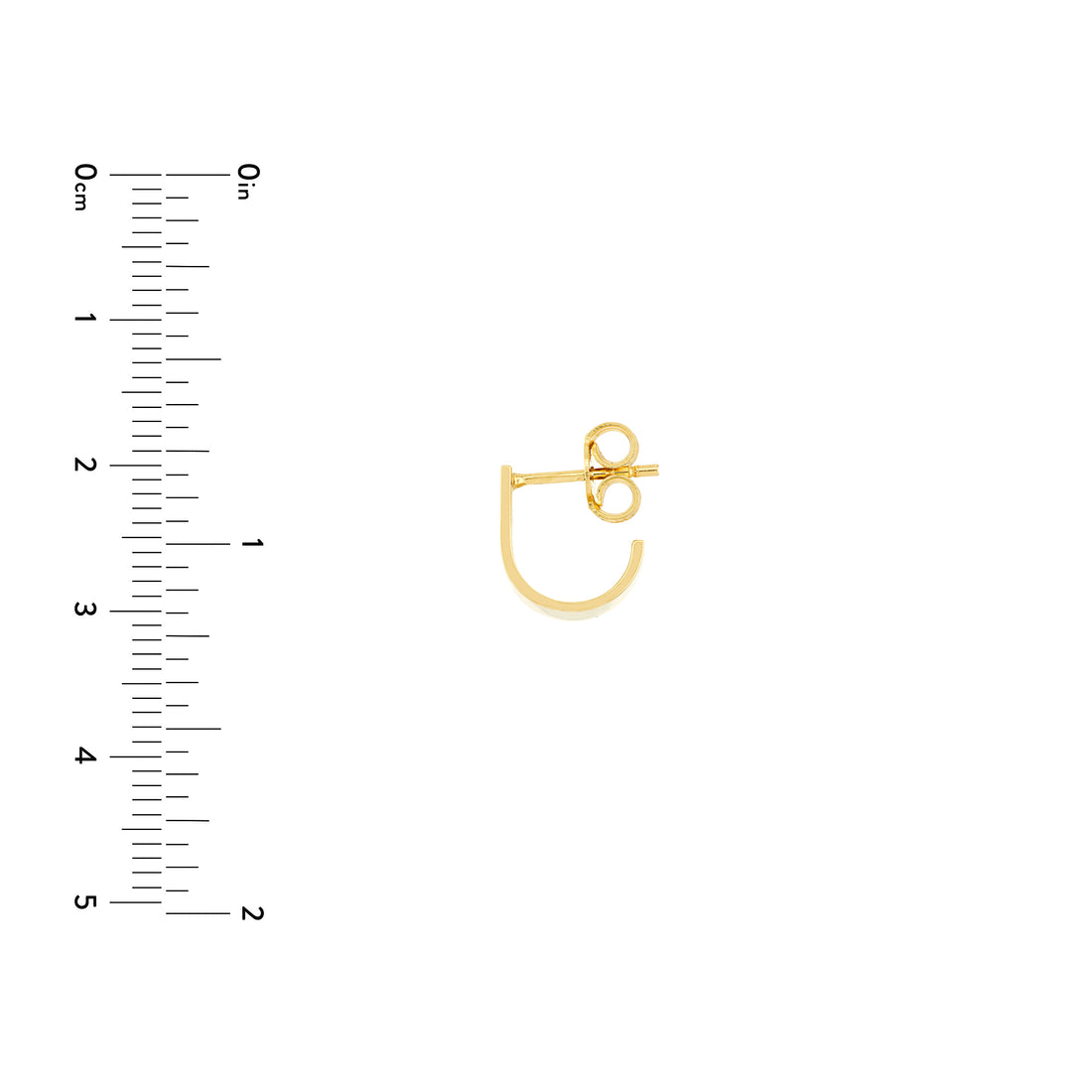 6.5MM X 10MM HUGGIE EARRINGS | 14K YELLOW GOLD | TM022981-14Y - Brownlee Jewelers