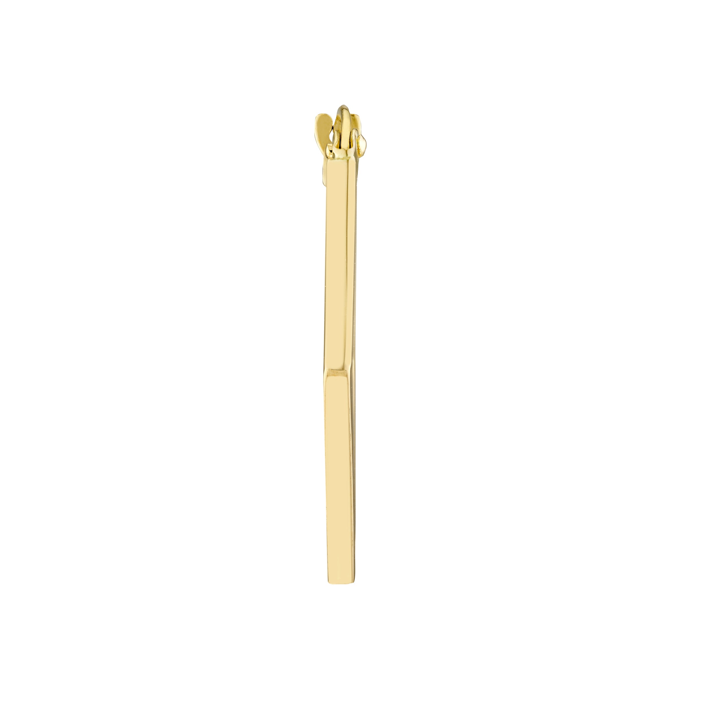 20MM HEXAGON HOOP EARRINGS | 14K YELLOW GOLD | TM023437-14Y - Brownlee Jewelers