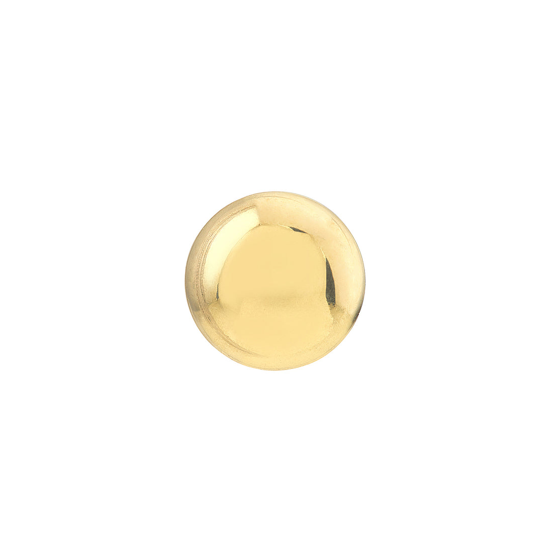 4.5MM FLAT ROUND PEBBLE STUD EARRINGS | 14K YELLOW GOLD | TM023439-14Y - Brownlee Jewelers