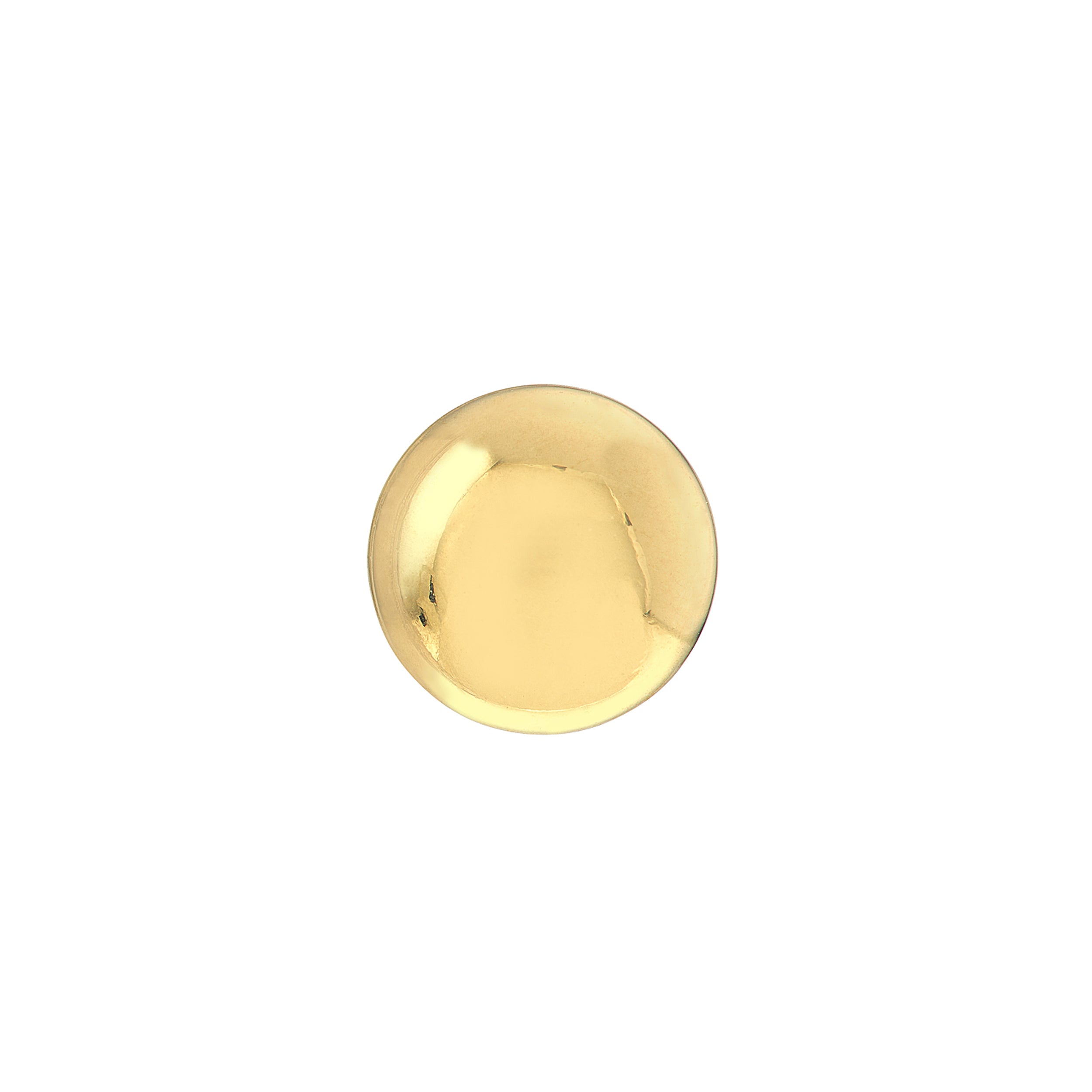 5.5MM FLAT ROUND PEBBLE STUD EARRINGS | 14K YELLOW GOLD | TM023440-14Y - Brownlee Jewelers