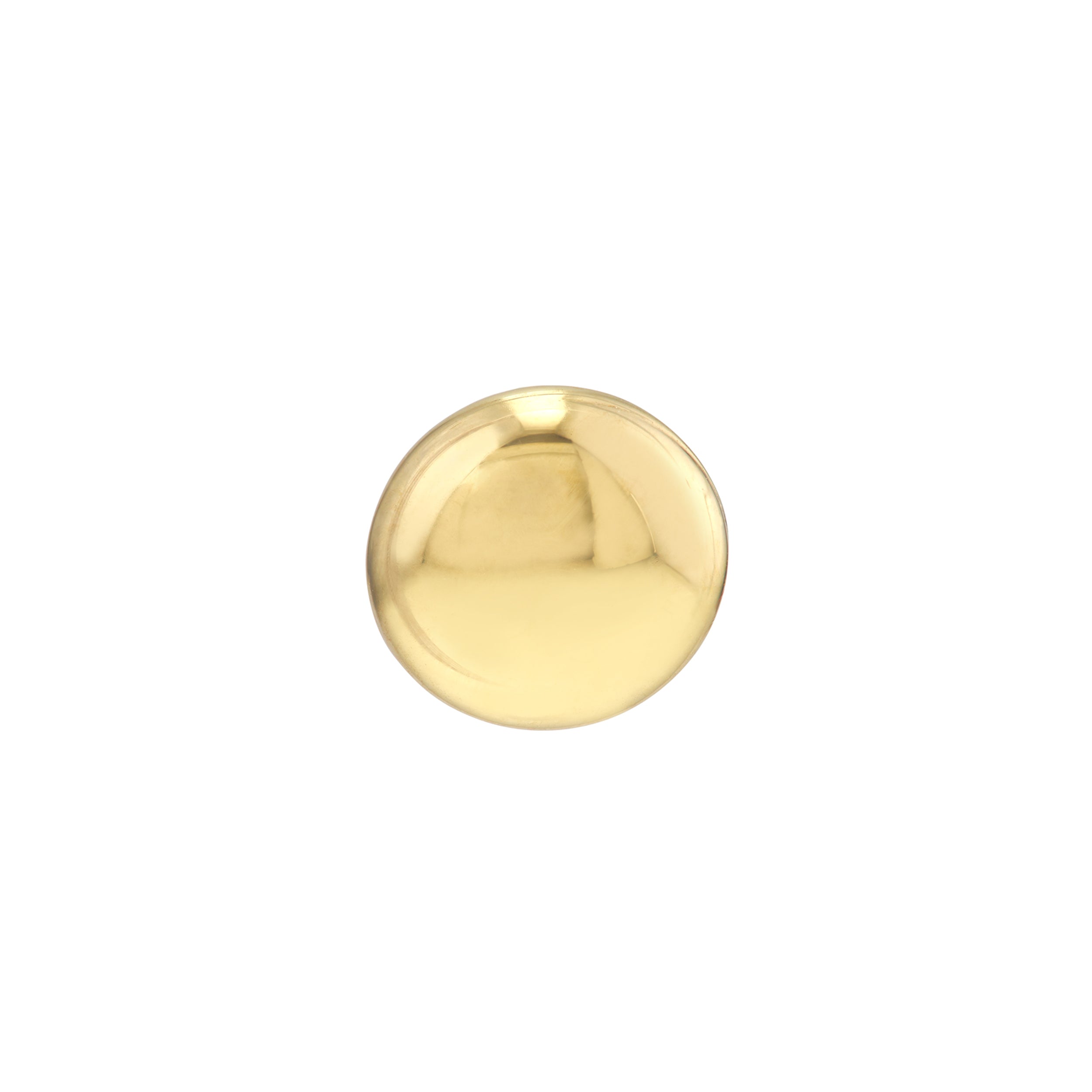 7MM FLAT ROUND PEBBLE STUD EARRINGS | 14K YELLOW GOLD | TM023441-14Y - Brownlee Jewelers