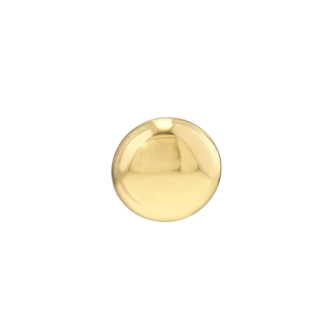 7MM FLAT ROUND PEBBLE STUD EARRINGS | 14K YELLOW GOLD | TM023441-14Y - Brownlee Jewelers
