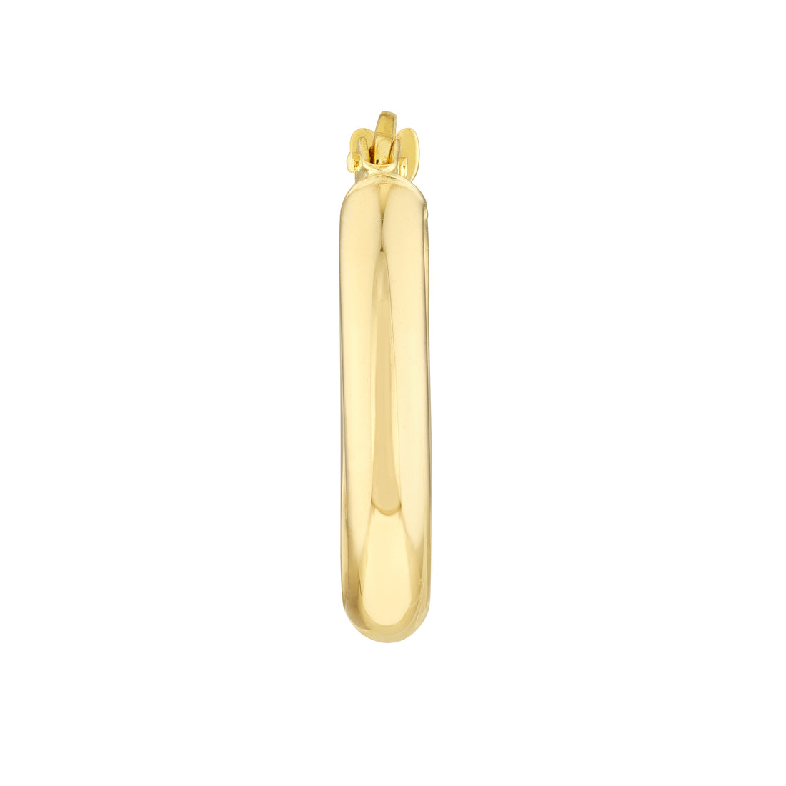 13.7MM POLISHED ROUND HOOP EARRINGS | 10K YELLOW GOLD | TM023496-10Y - Brownlee Jewelers