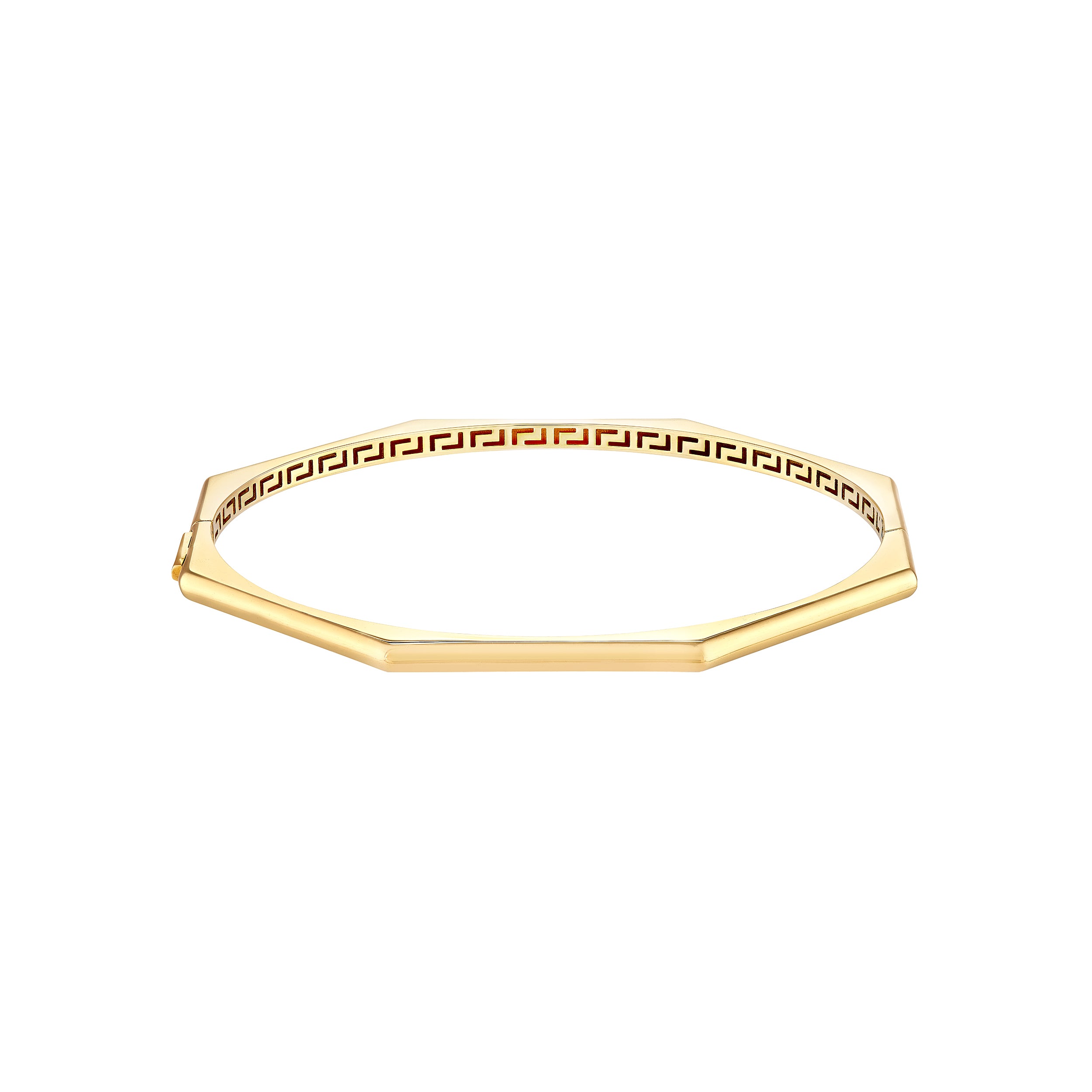 OCTAGON BANGLE | 14K YELLOW GOLD | TM023818-14Y - Brownlee Jewelers
