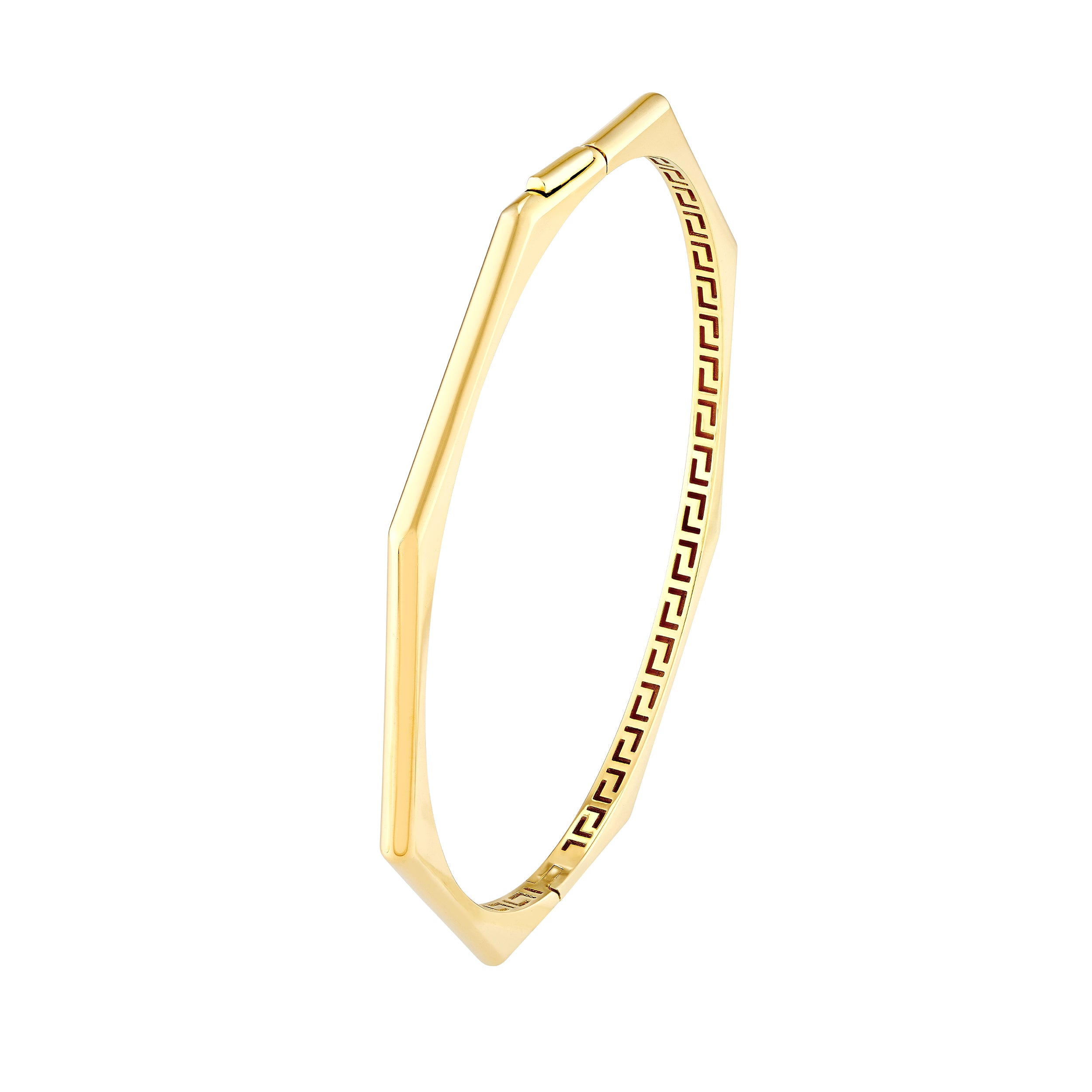 OCTAGON BANGLE | 14K YELLOW GOLD | TM023818-14Y - Brownlee Jewelers