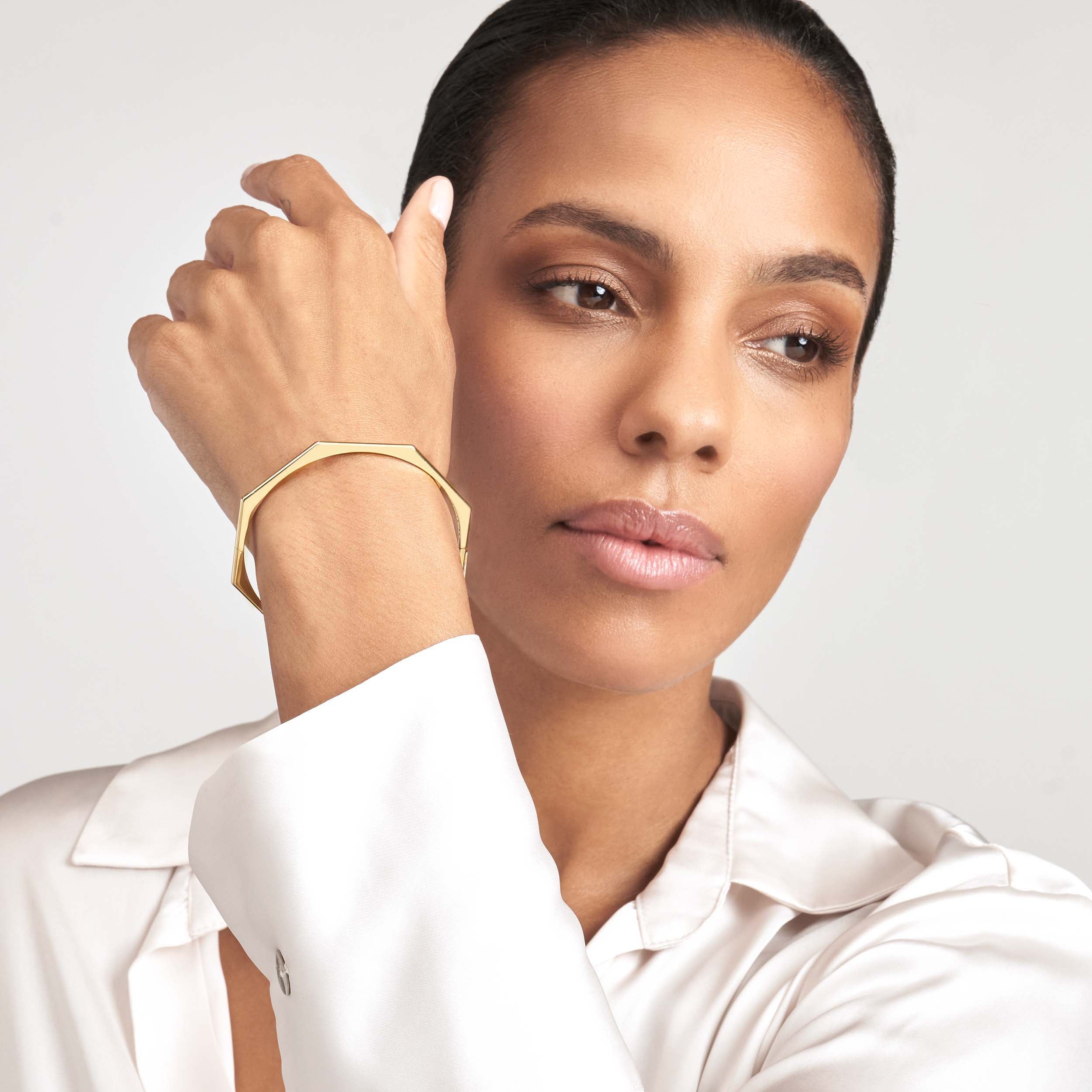 OCTAGON BANGLE | 14K YELLOW GOLD | TM023818-14Y - Brownlee Jewelers