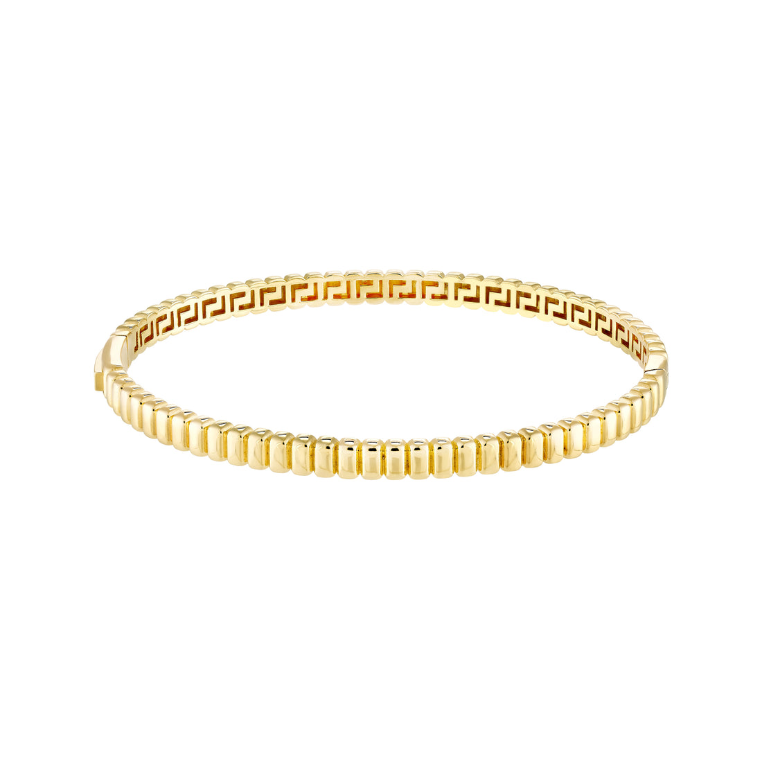 RIBBED BANGLE | 14K YELLOW GOLD | TM023821-14Y - Brownlee Jewelers