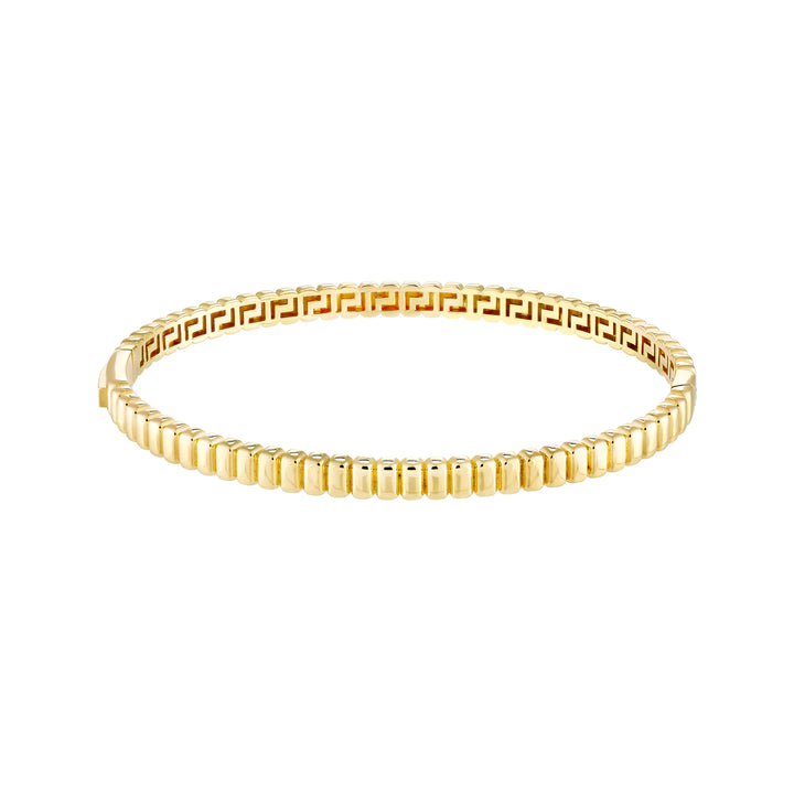 RIBBED BANGLE | 14K YELLOW GOLD | TM023821-14Y - Brownlee Jewelers