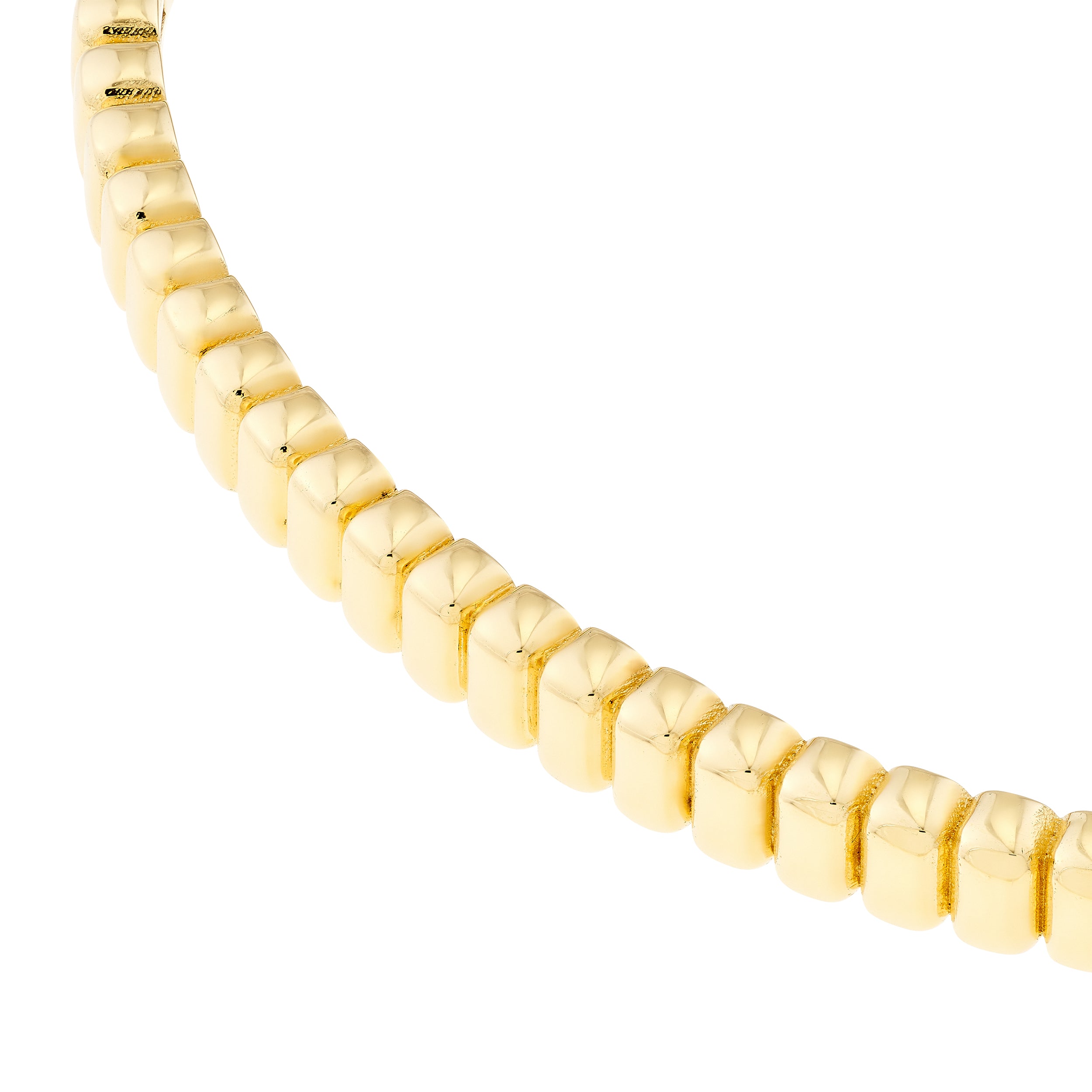 RIBBED BANGLE | 14K YELLOW GOLD | TM023821-14Y - Brownlee Jewelers