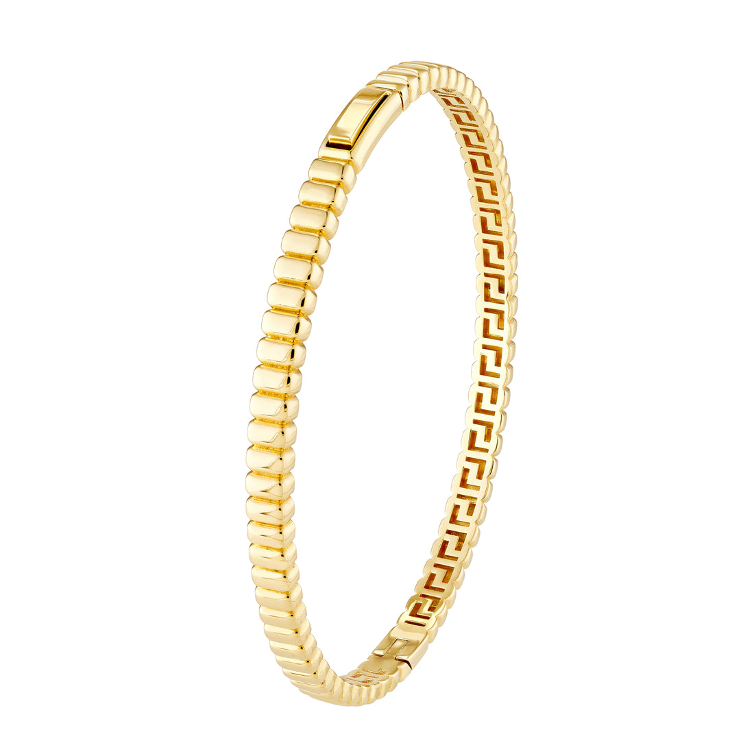 RIBBED BANGLE | 14K YELLOW GOLD | TM023821-14Y - Brownlee Jewelers