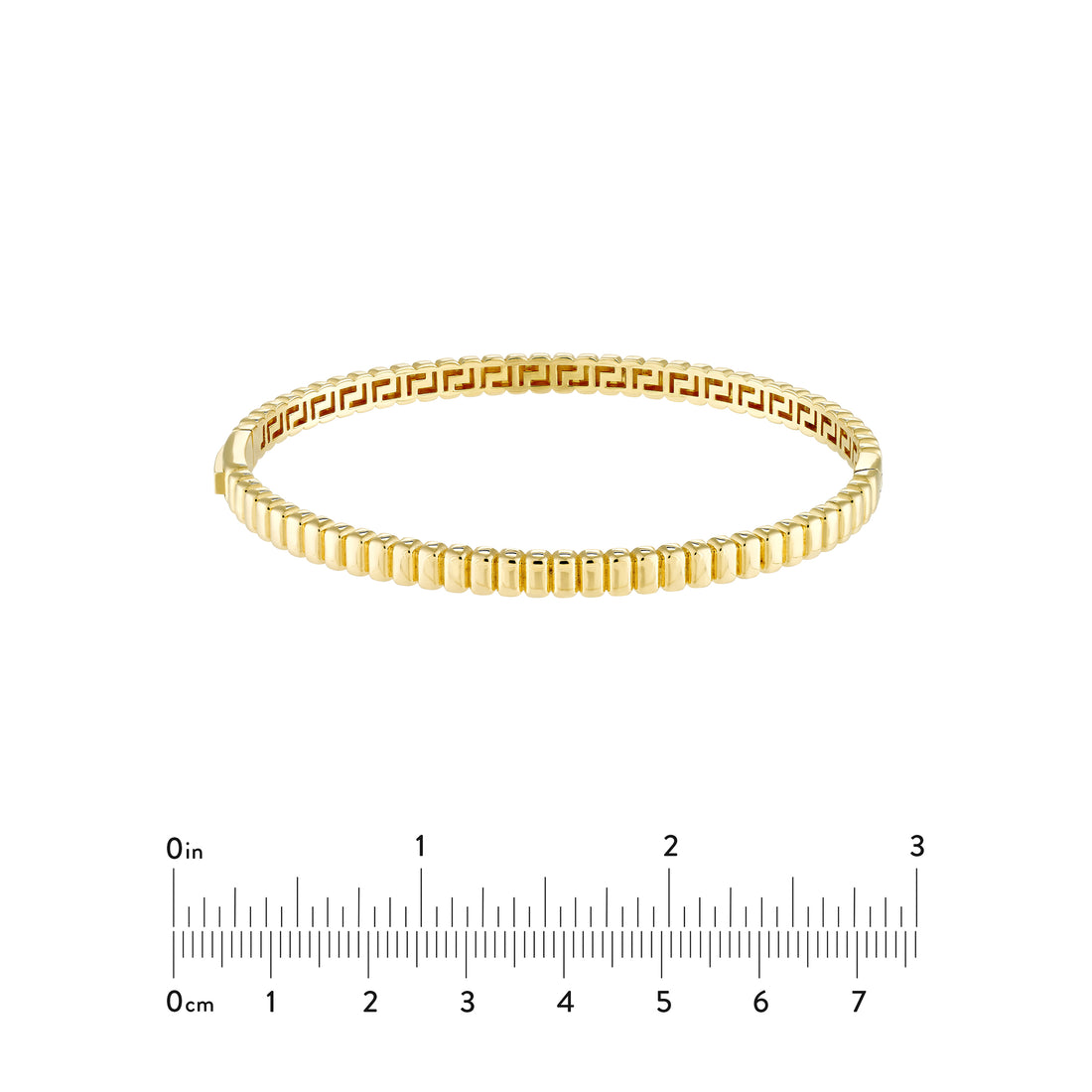 RIBBED BANGLE | 14K YELLOW GOLD | TM023821-14Y - Brownlee Jewelers