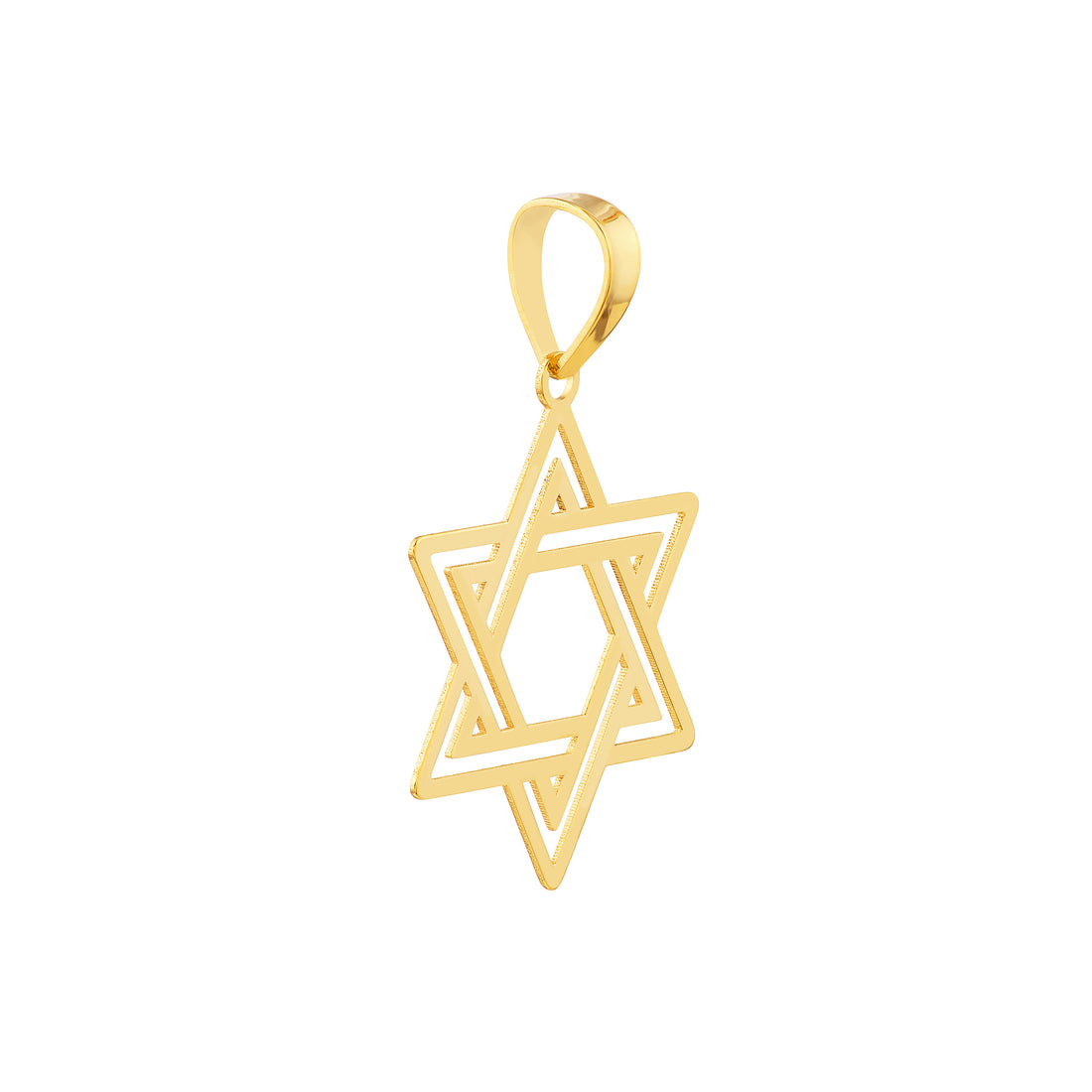 STAR OF DAVID CHARM | 14K YELLOW GOLD | TM024249-14Y - Brownlee Jewelers