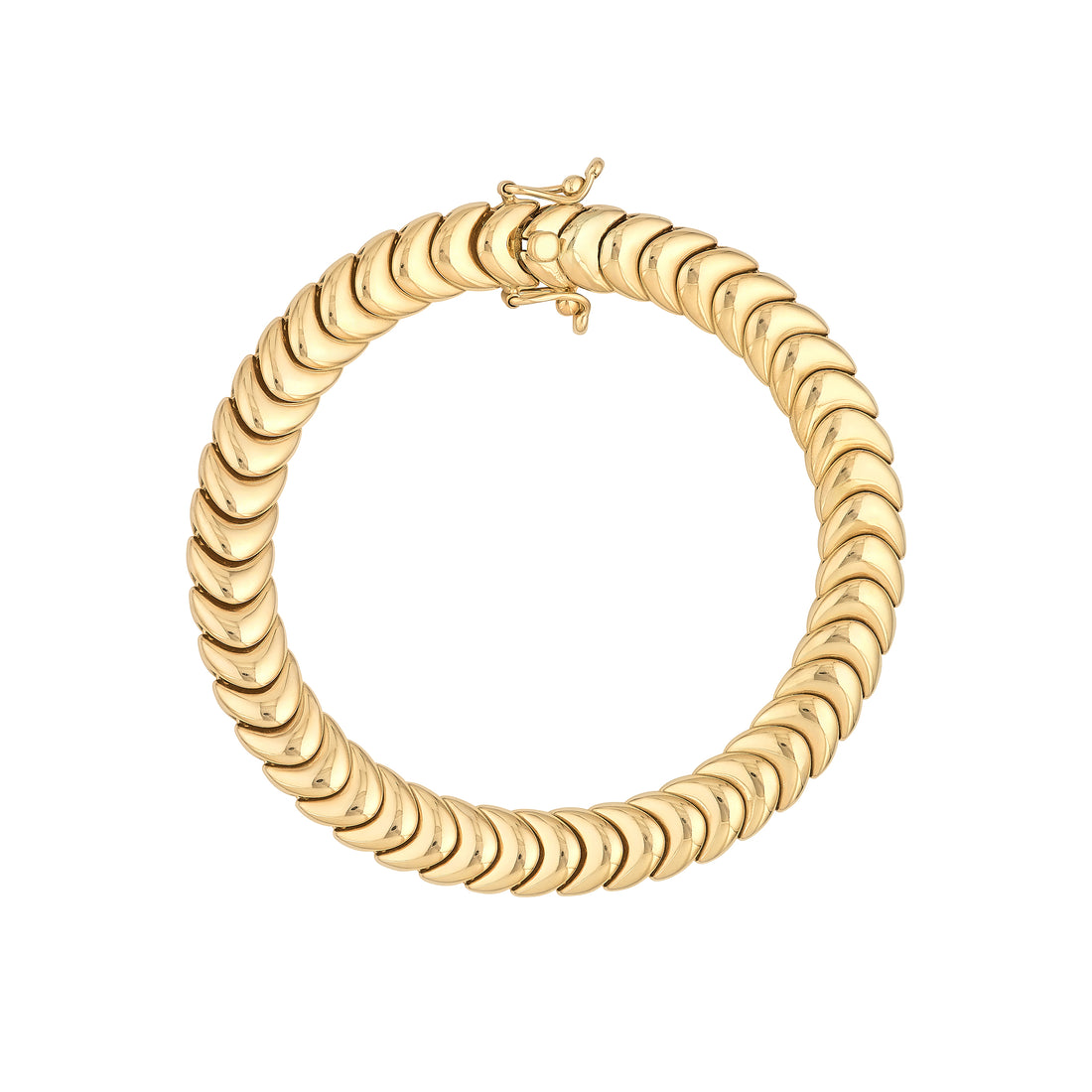 7.25" POLISHED BRACELET | 14K YELLOW GOLD | TM024372-14Y - Brownlee Jewelers