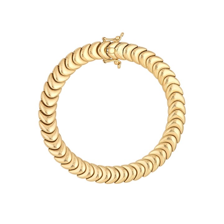 7.25" POLISHED BRACELET | 14K YELLOW GOLD | TM024372-14Y - Brownlee Jewelers