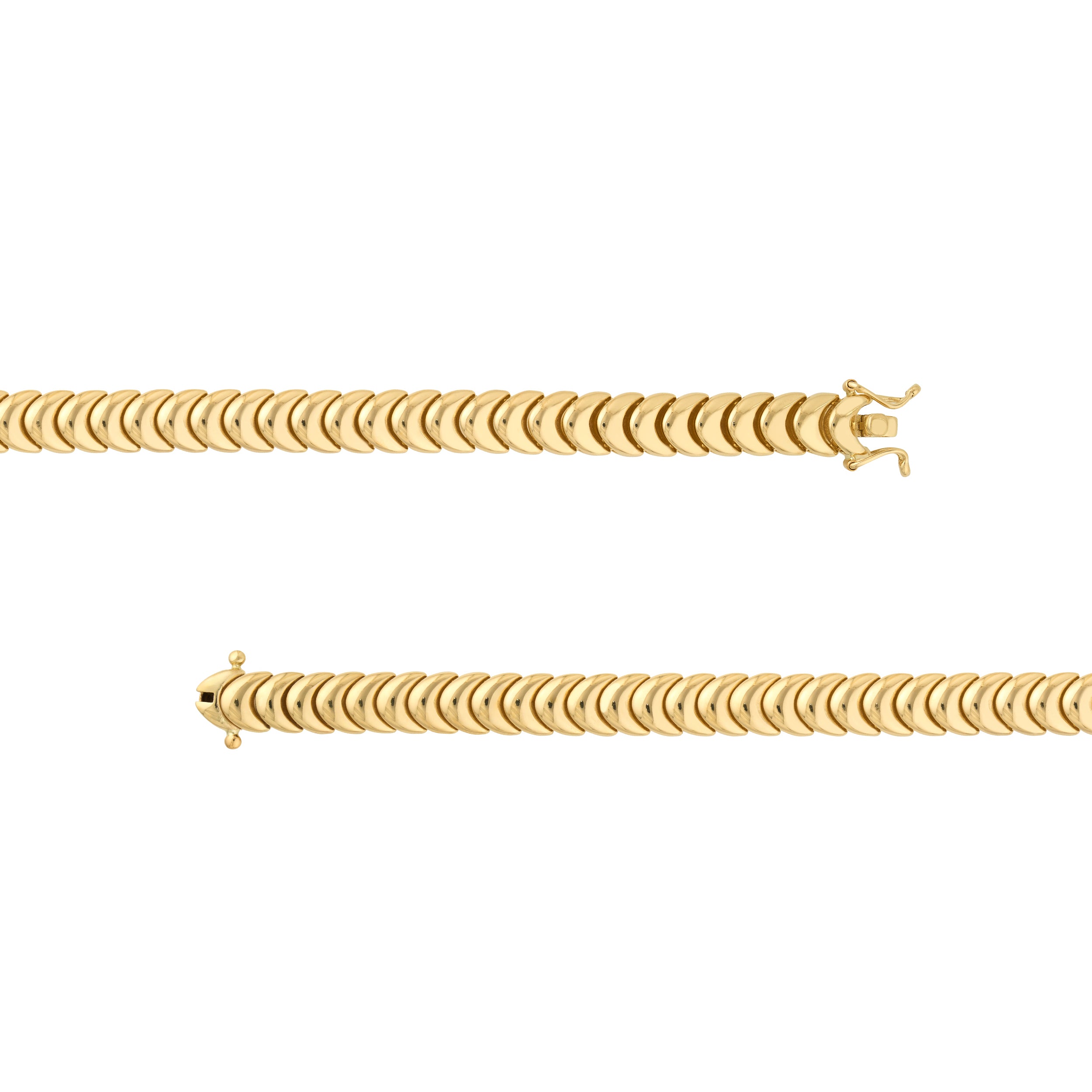 7.25" POLISHED BRACELET | 14K YELLOW GOLD | TM024372-14Y - Brownlee Jewelers