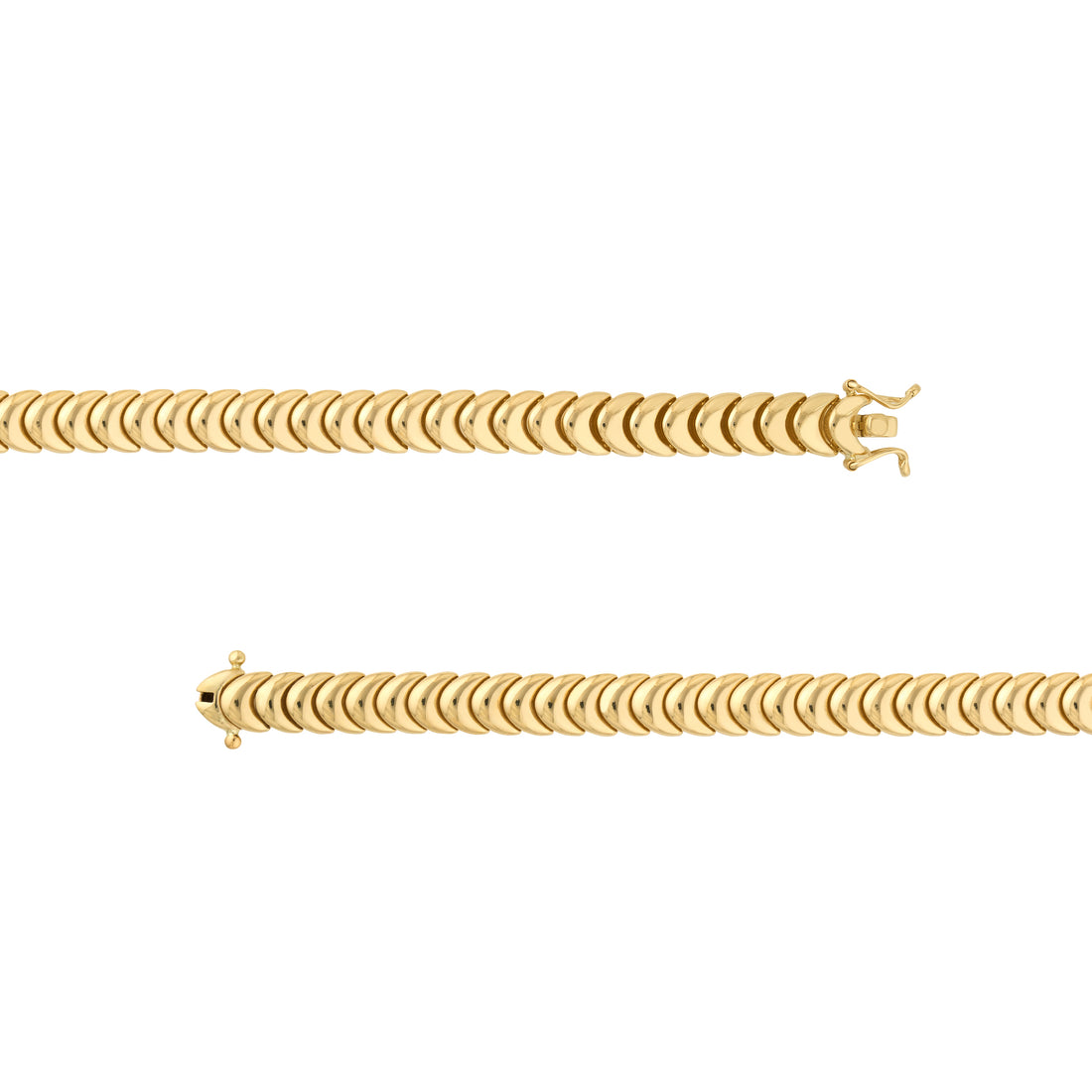 7.25" POLISHED BRACELET | 14K YELLOW GOLD | TM024372-14Y - Brownlee Jewelers