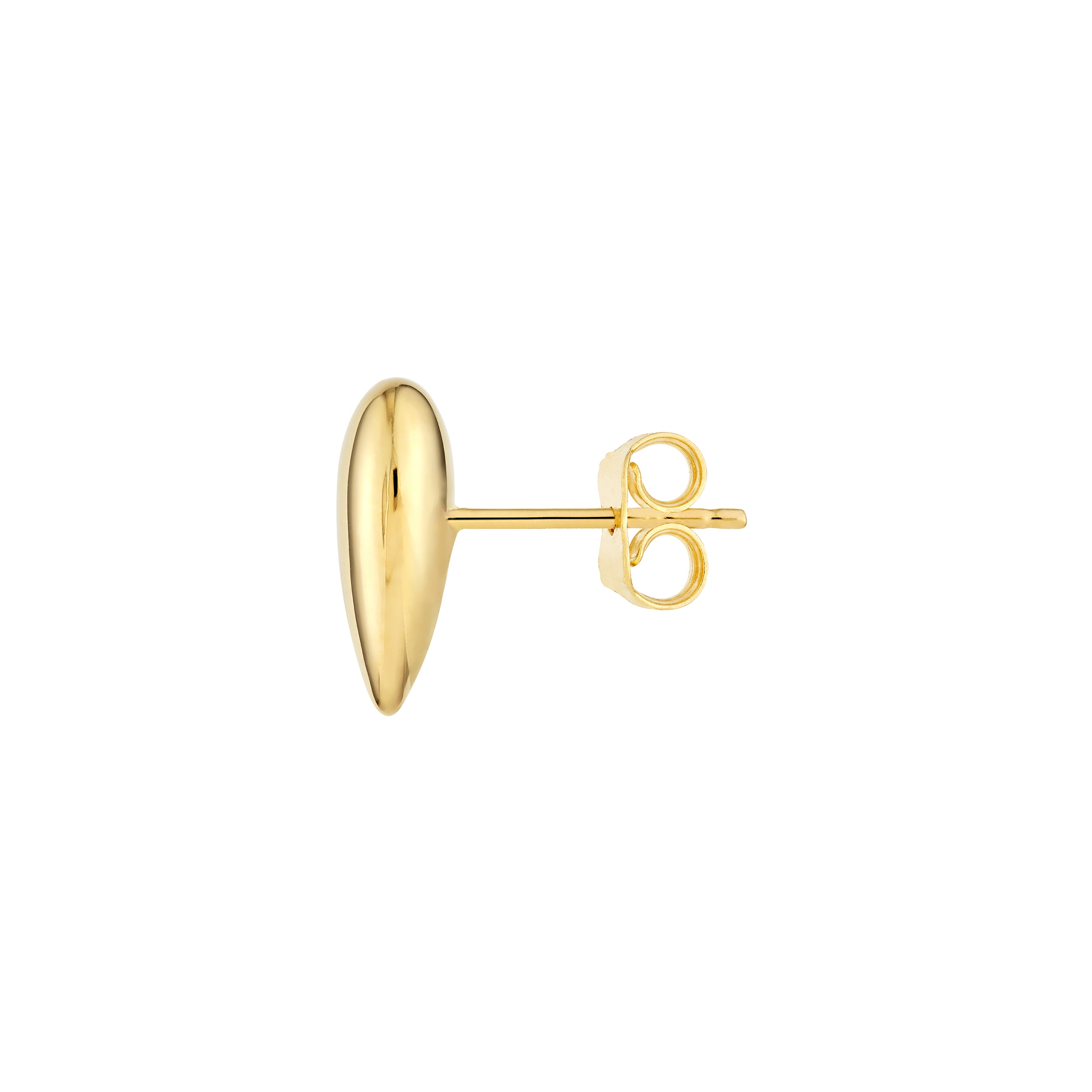 PUFFED HEART EARRINGS | 14K YELLOW GOLD | TM024445-14Y - Brownlee Jewelers