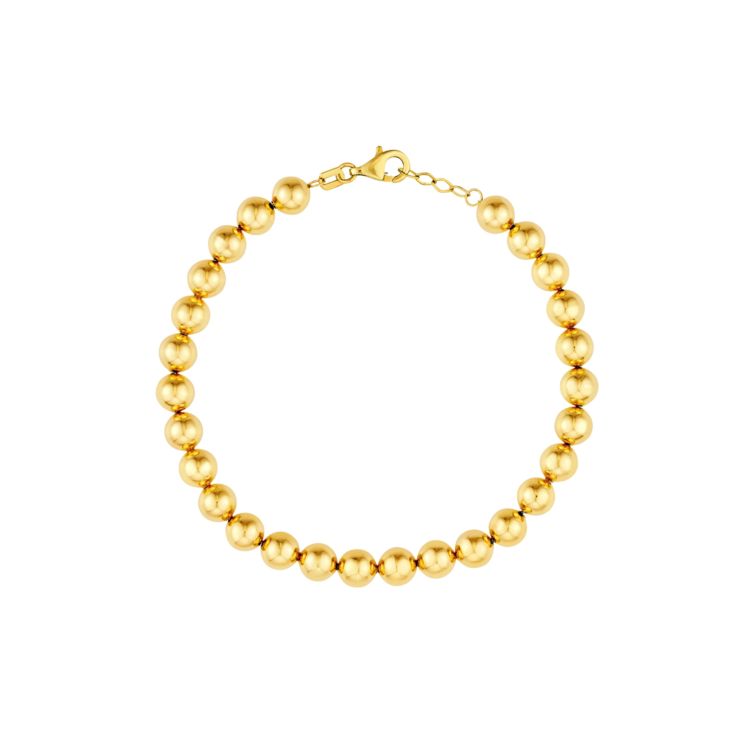 8.5" 6MM ADJUSTABLE BRACELET | 14K YELLOW GOLD | TM024557-14Y - Brownlee Jewelers