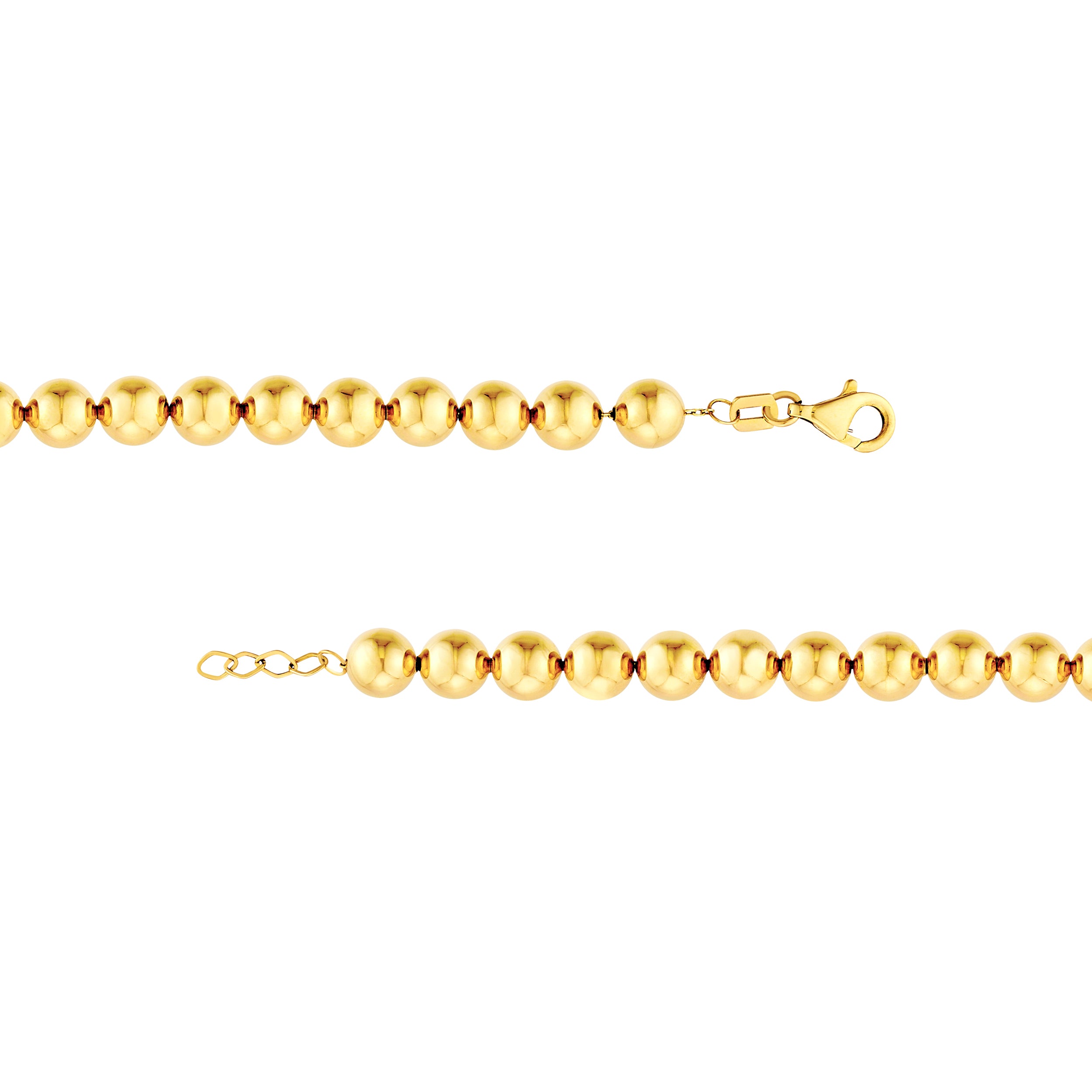 8.5" 6MM ADJUSTABLE BRACELET | 14K YELLOW GOLD | TM024557-14Y - Brownlee Jewelers